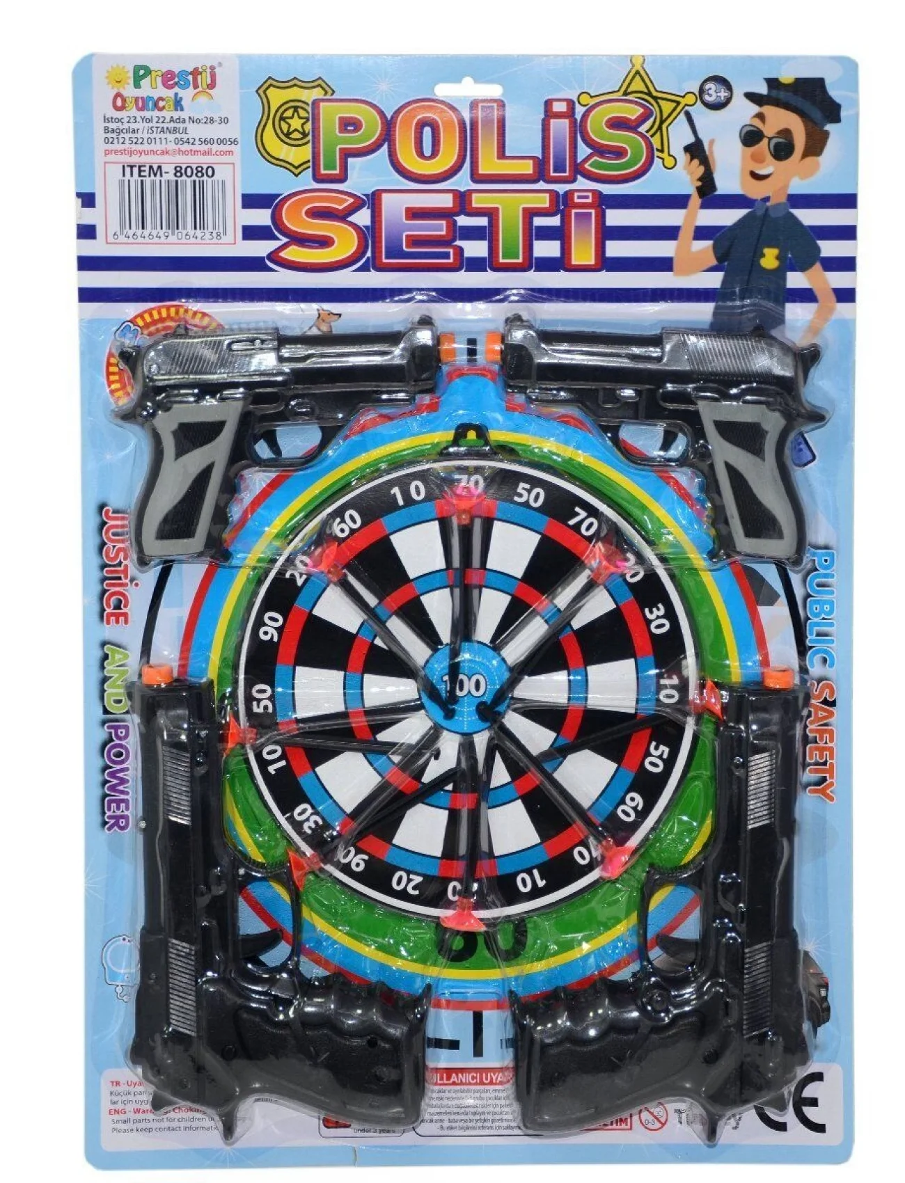 FAB 8080 KARTELALI 4 TABANCALI POLİS SETİ