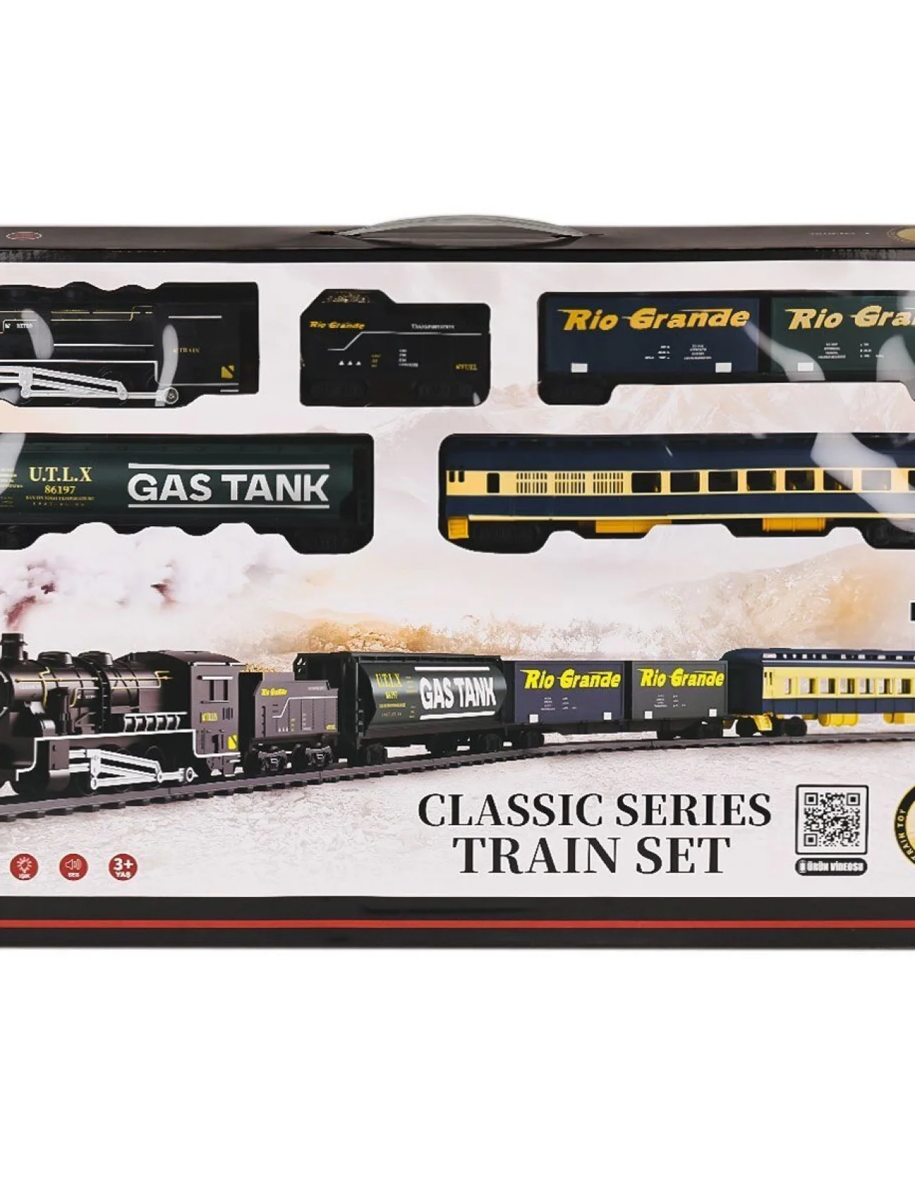 FF-1601C Işıklı ve Sesli 33 Parça Classic Tren - Vardem Oyuncak