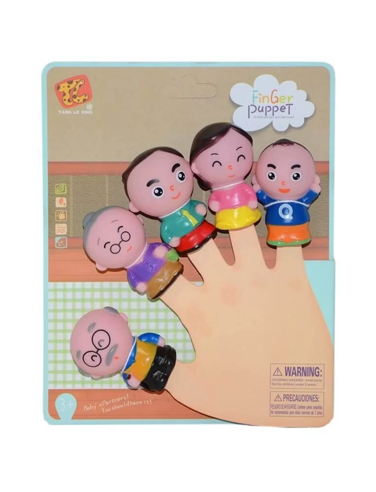 Finger Puppet İnsan Figürlü Parmak Kuklası