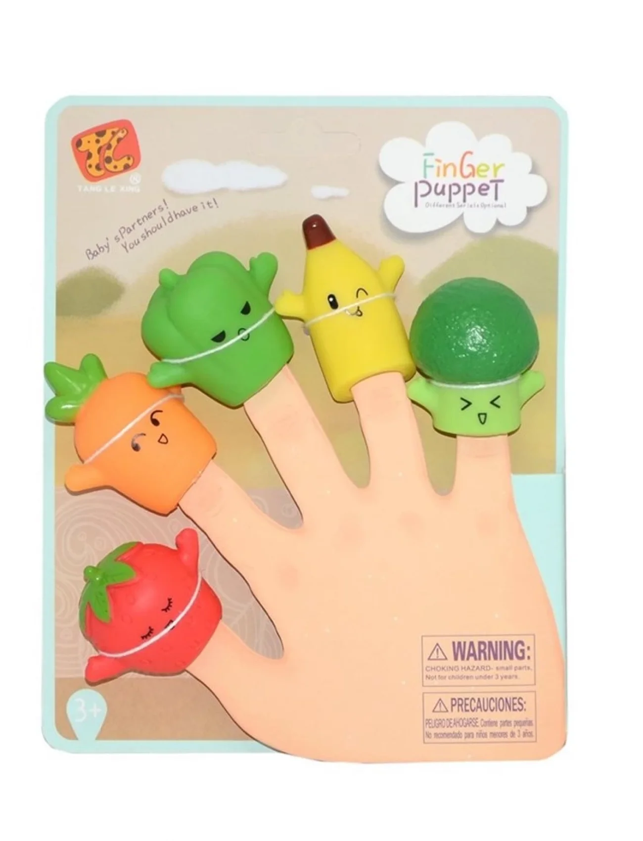 Finger Puppet Meyve Figürlü Parmak Kuklası