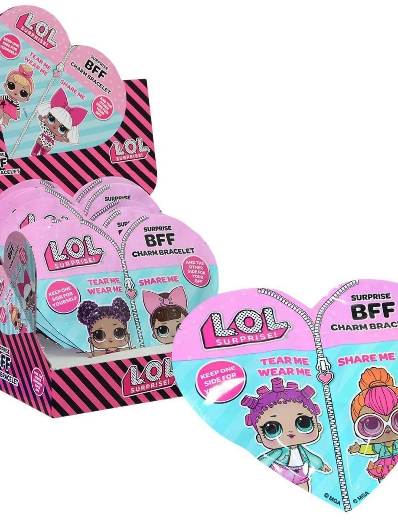 FRSLOLBFF0001 LOL SÜRPRİZ BFF KALP 8Lİ STAND