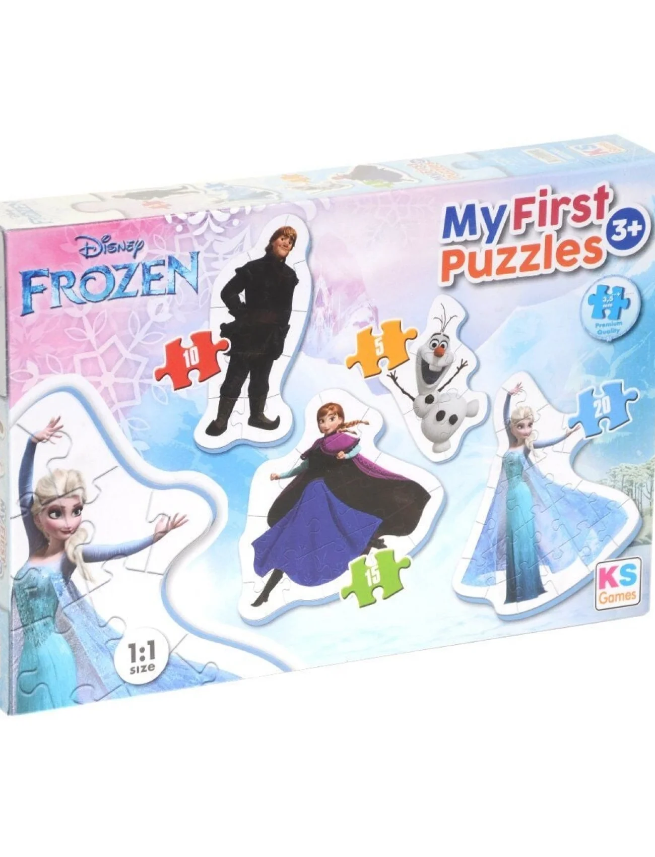 FRZ10304 FROZEN MY FIRST PUZZLES 4 IN 1