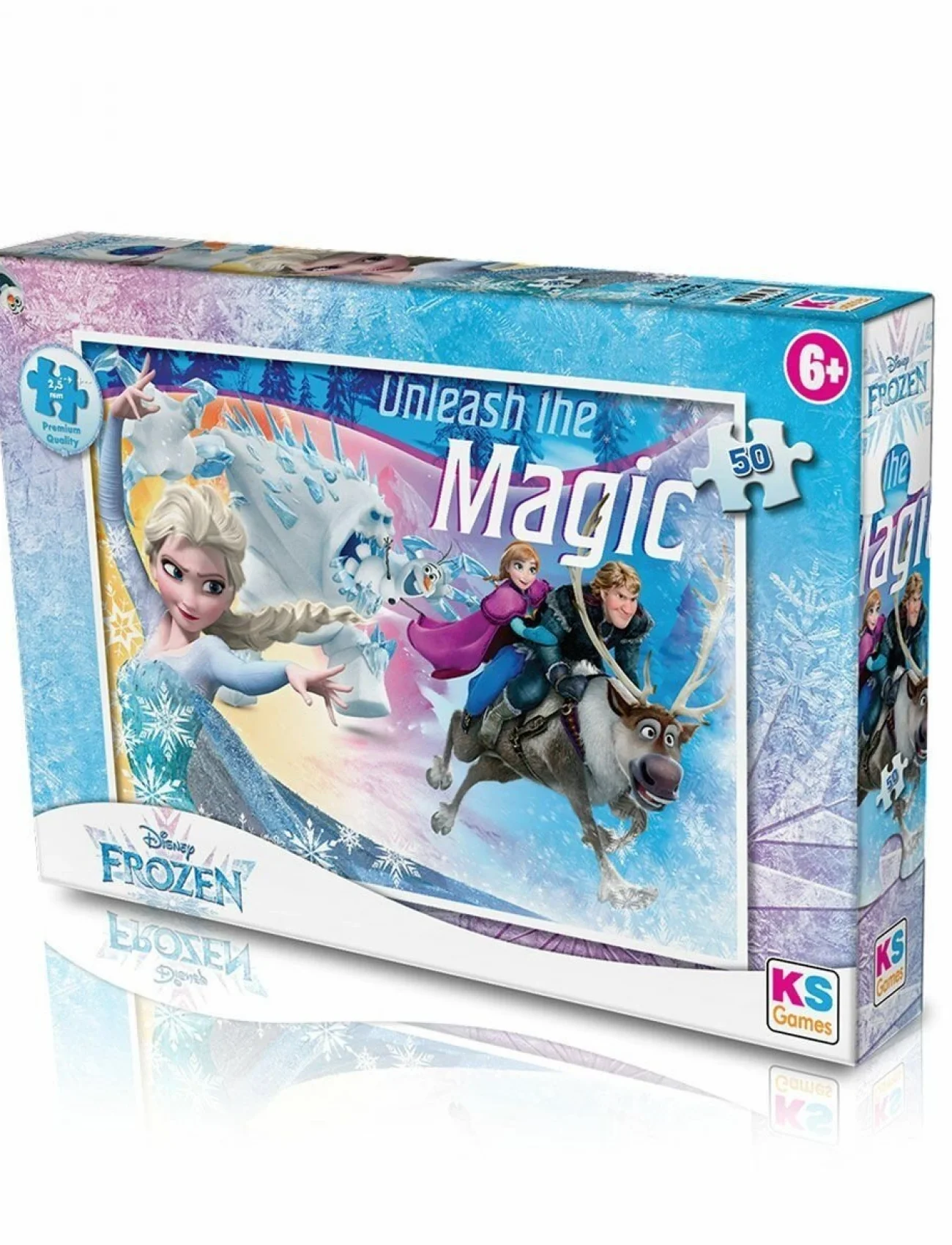 FRZ709 Frozen 50 Parça Çocuk Puzzle -KS Puzzle