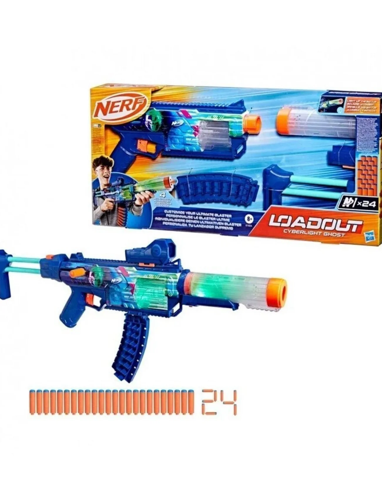G1824  Nerf Loadout Cyberlight Ghost