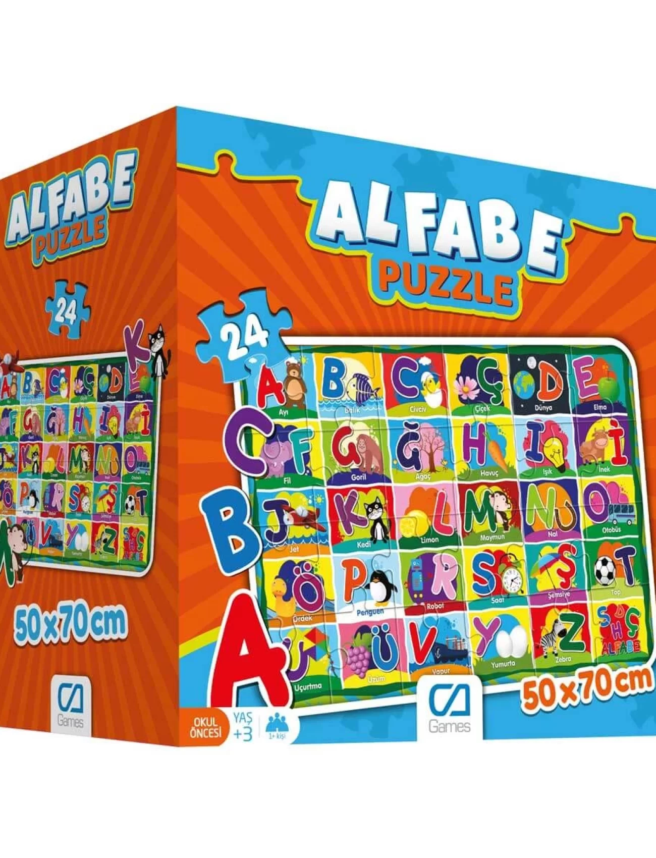 Games Alfabe Puzzle 24 Parça 5027