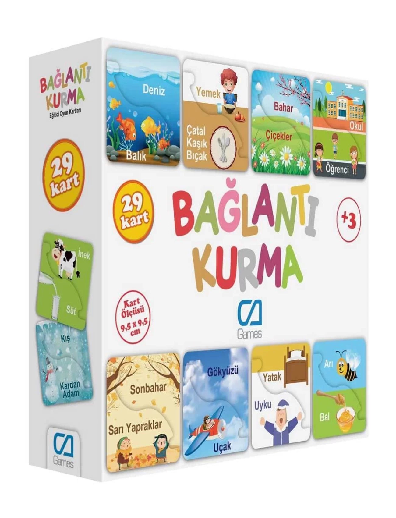 Games Bağlantı Kurma Eğitici Oyun Kartları 29 Kart