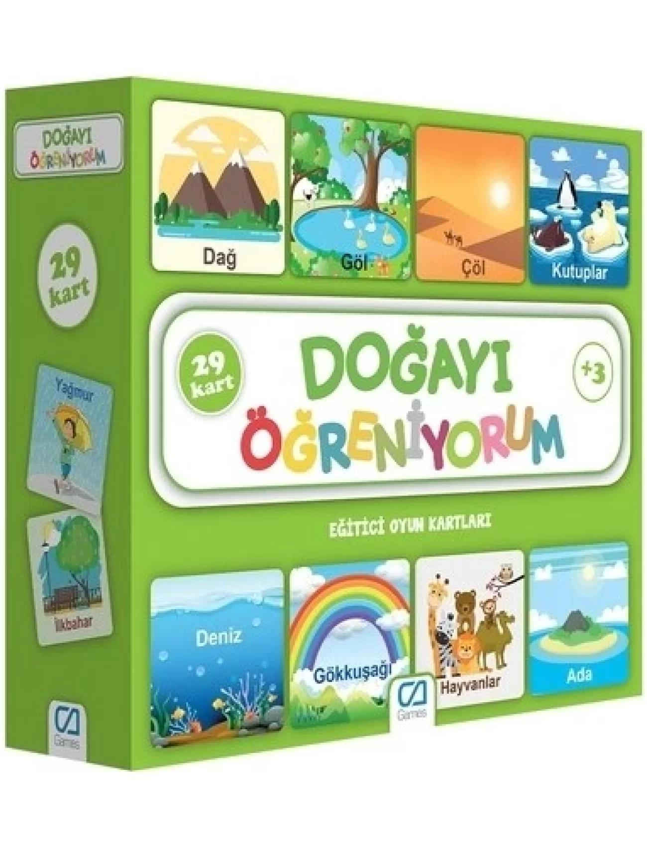 Games Doğayı Öğreniyorum Eğitici Oyun Kartları 29 Kart 5053