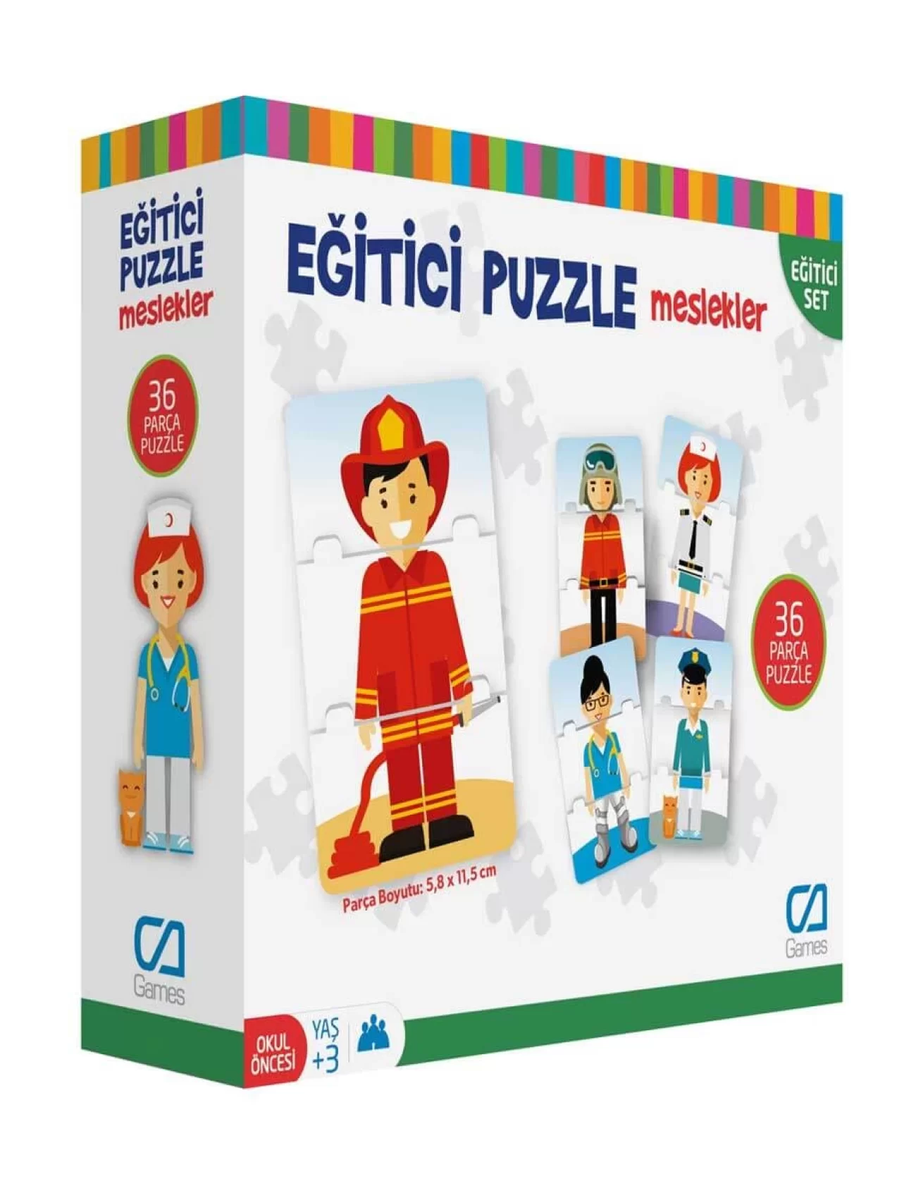 Games Eğitici Puzzle Meslekler 36 Parça 5030