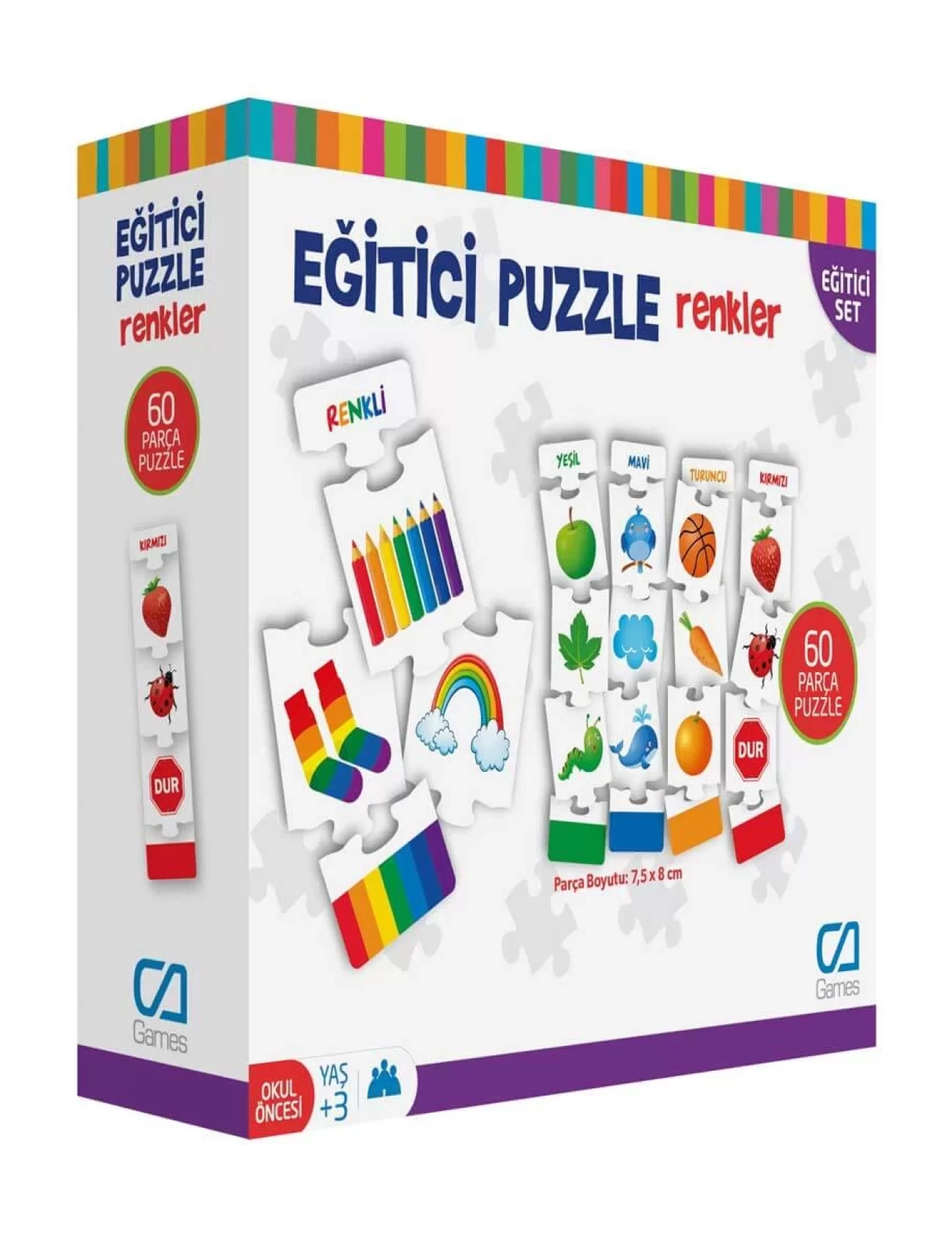 Games Eğitici Puzzle Renkler 60 Parça 5029