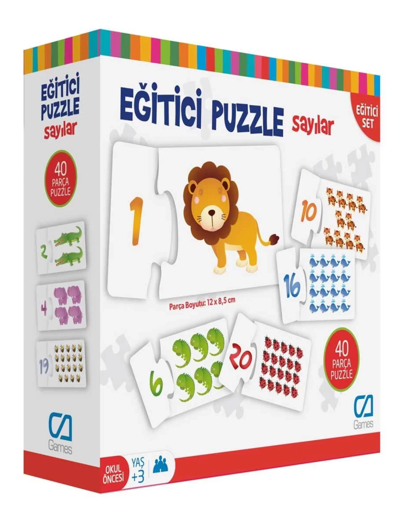 Games Eğitici Puzzle Sayılar 40 Parça 5031