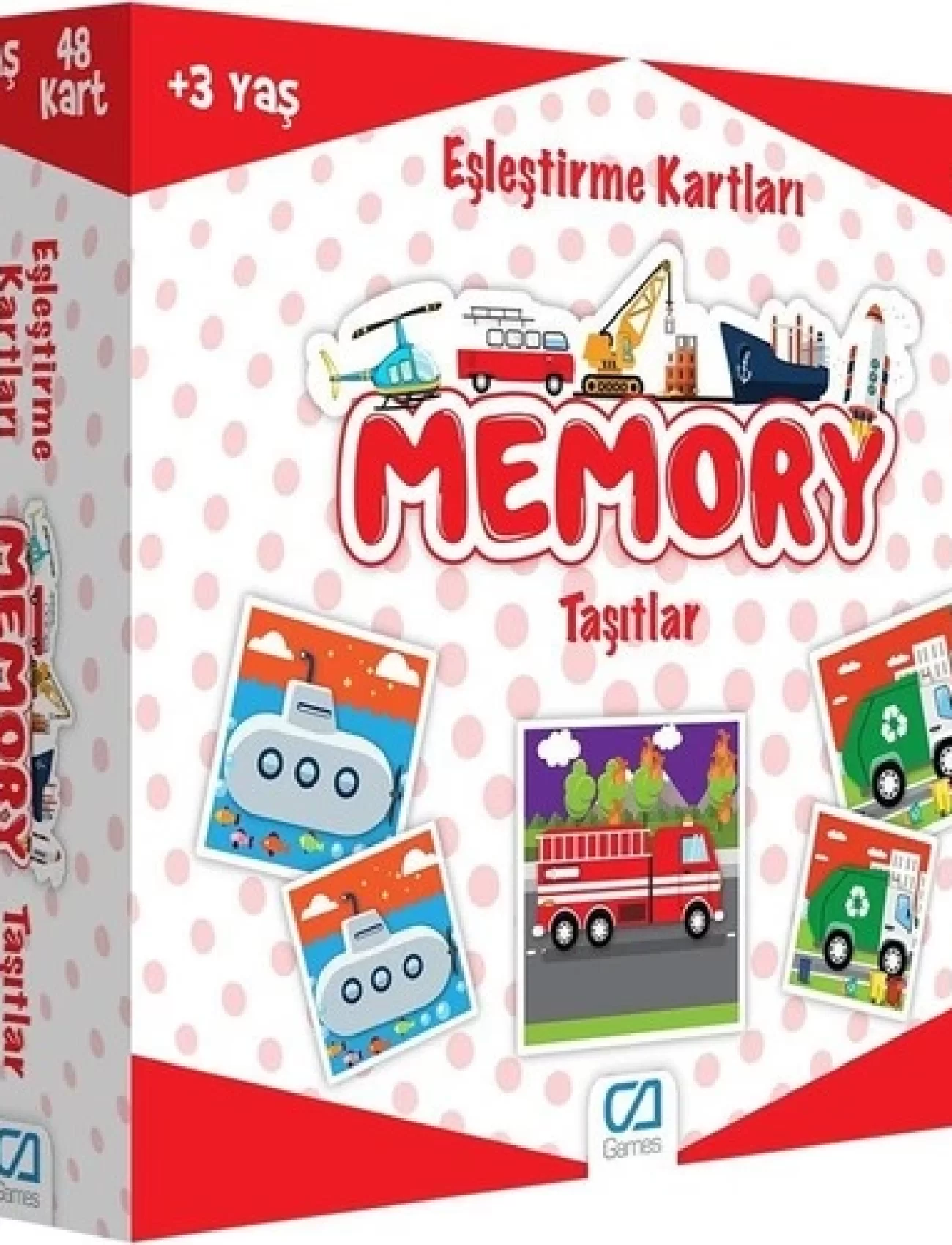Games Eşleştirme Kartları Taşıtlar 48 Kart 5038