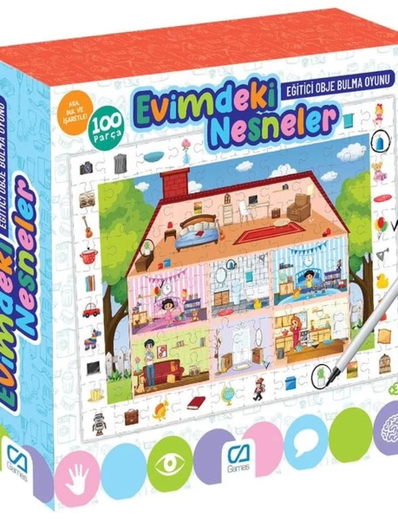 Games Evimdeki Nesneler 100 Parça 5150