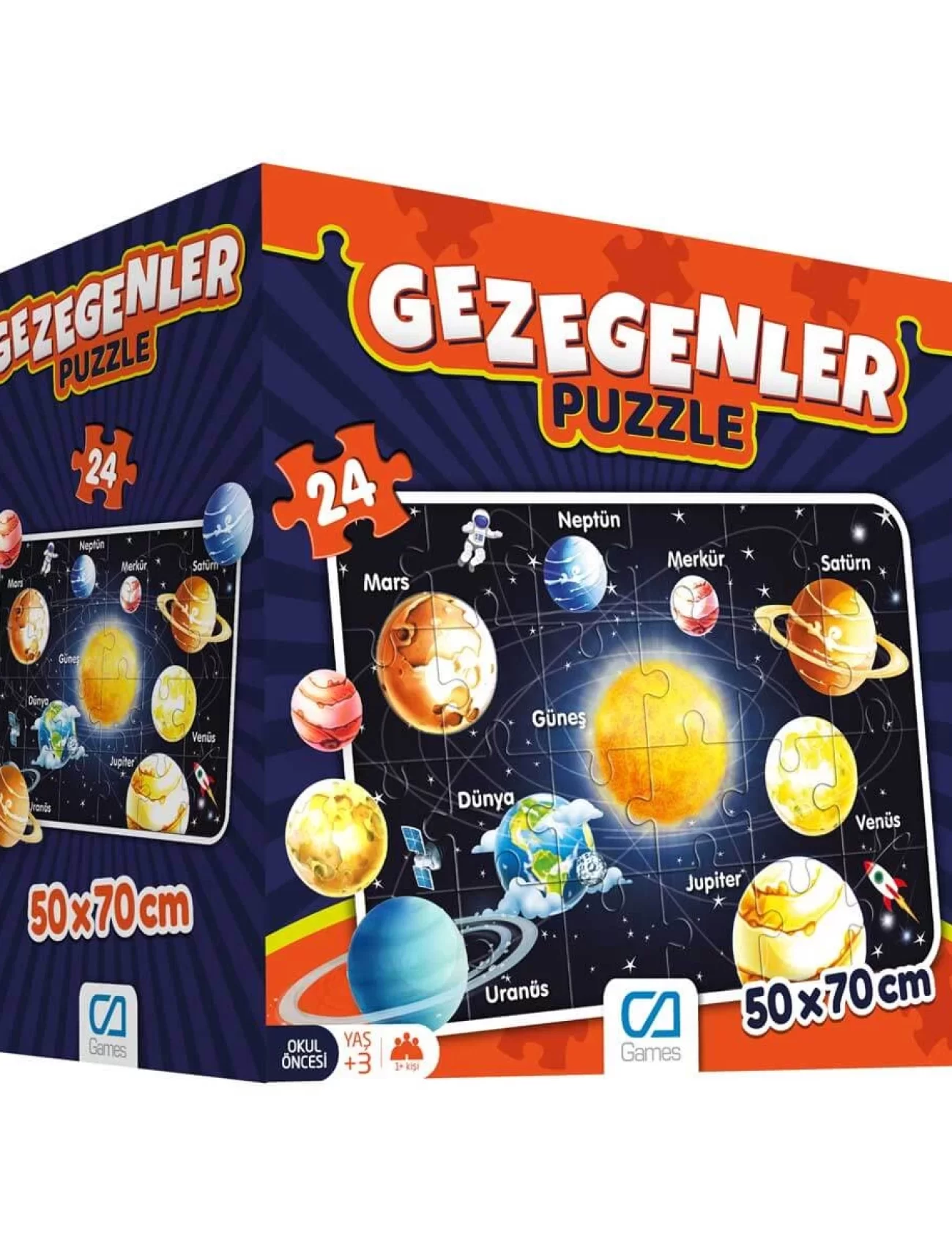 Games Gezegenler Eğitici Puzzle 5026