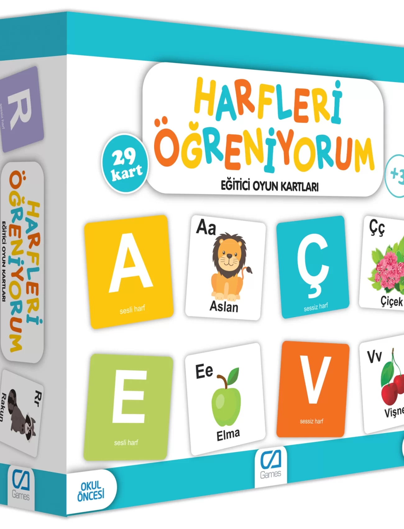 Games Harfleri Öğreniyorum Eğitici Oyun Kartları 29 Kart 5042