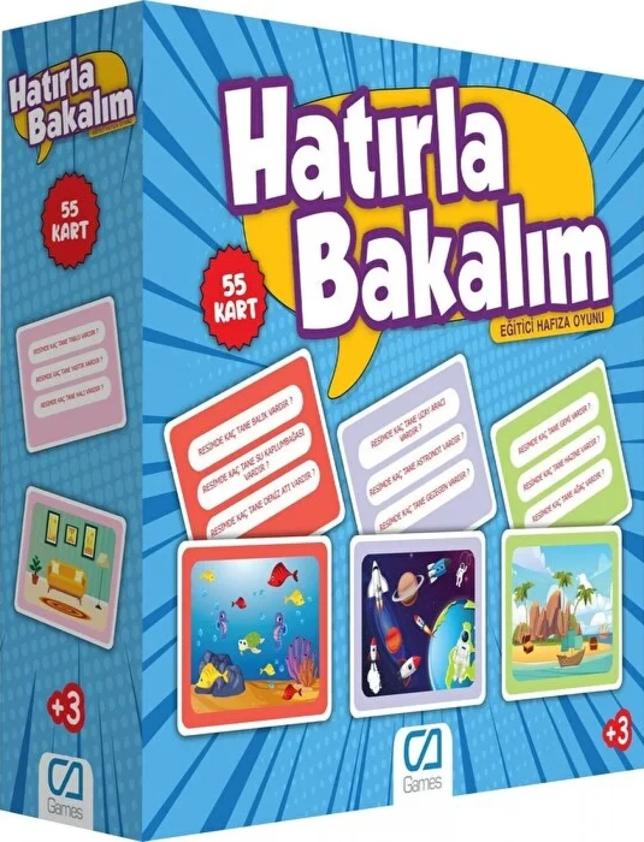 Games Hatırla Bakalım Eğitici Hafıza Oyunu 55 Kart 5108
