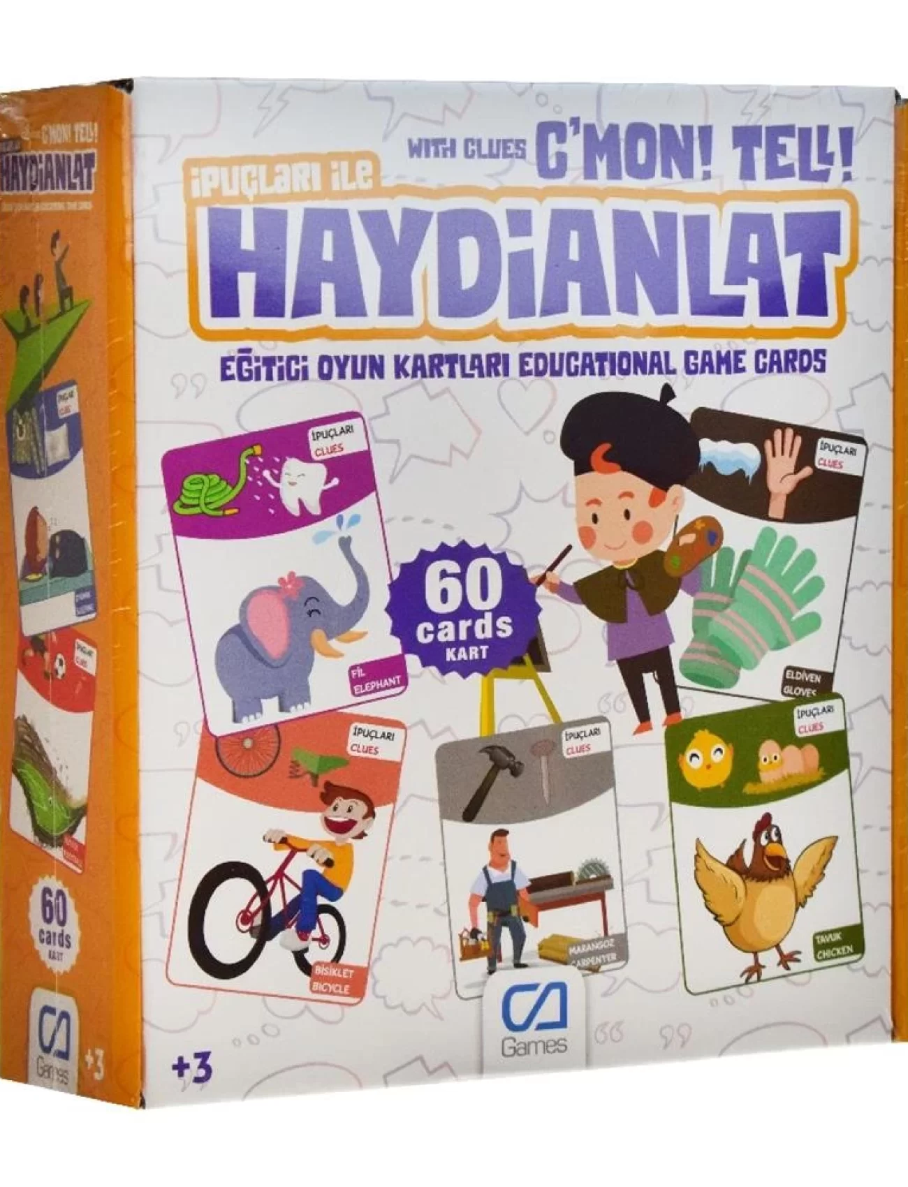 Games Haydi Anlat Eğitici Oyun Kartları 60 Kart 5080