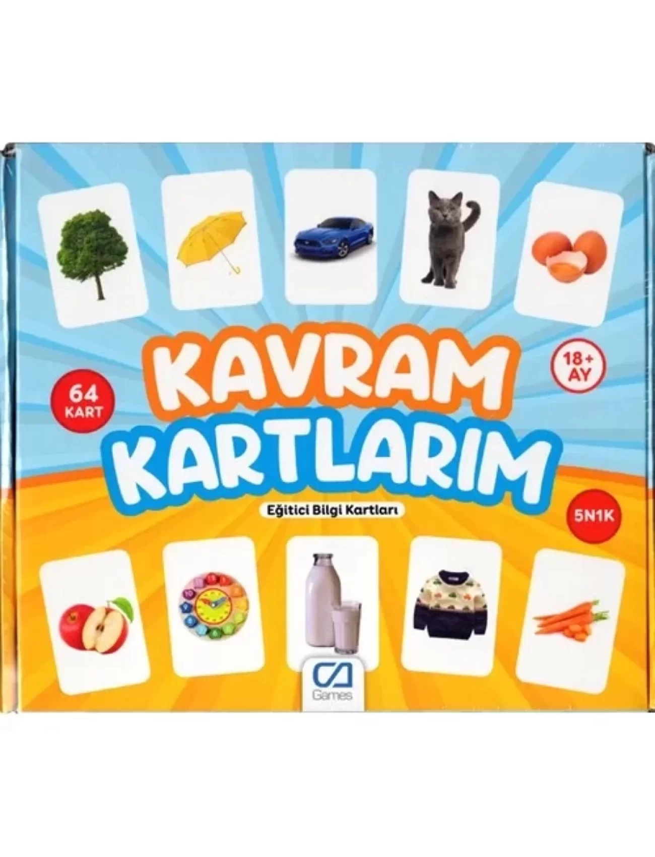 Games Kavram Kartlarım 64 Kart 5175