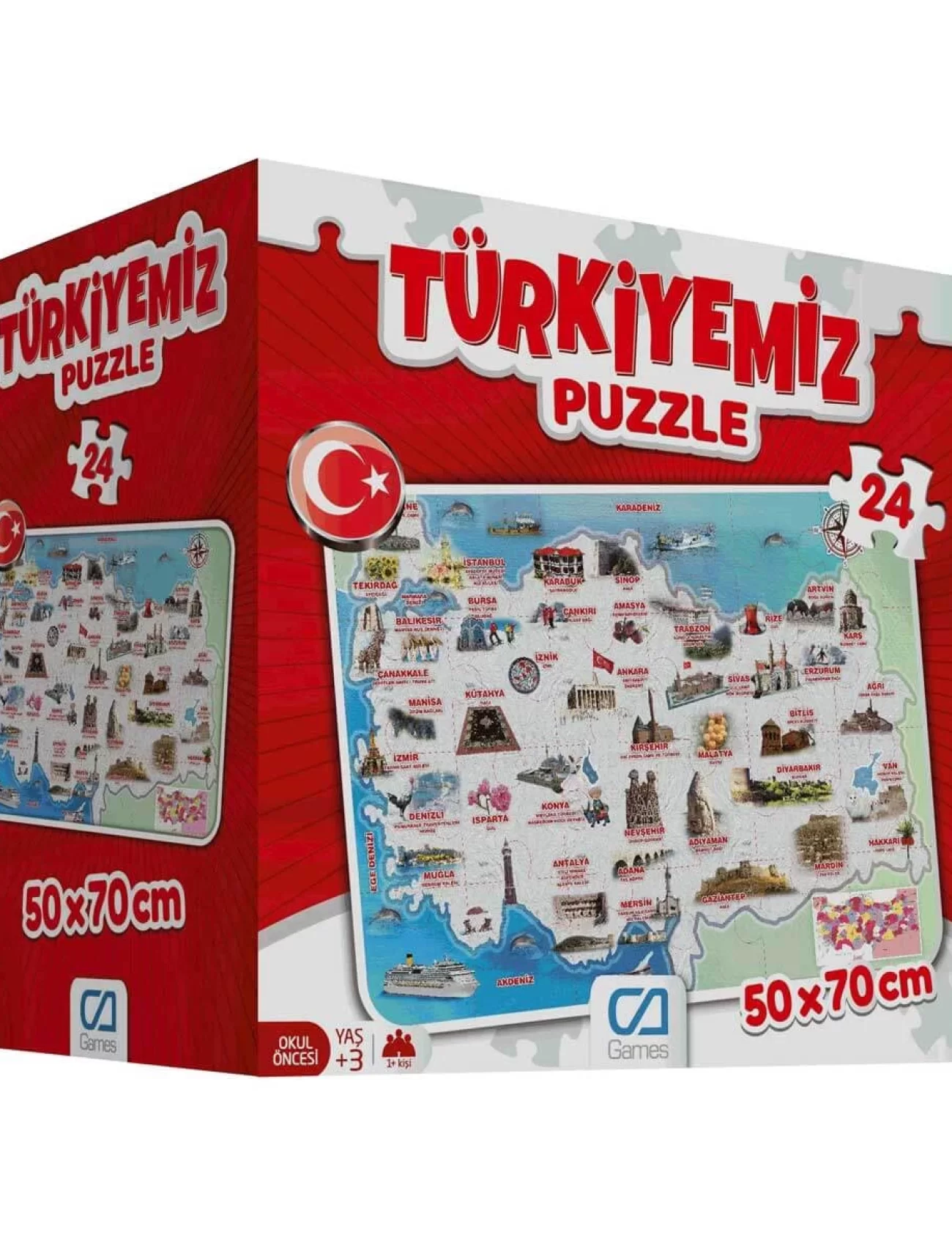 Games Türkiyemiz Puzzle 24 Parça 5079