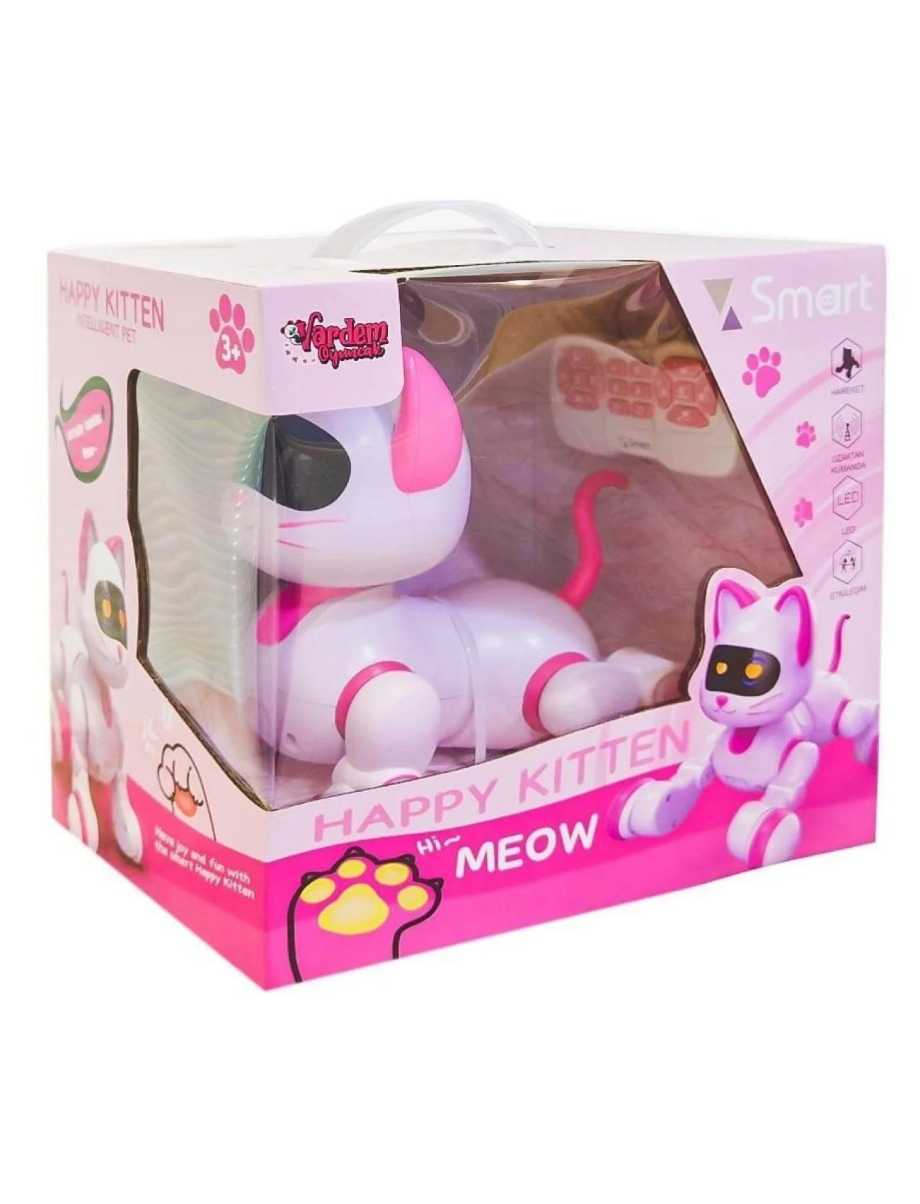 GAW-6602 Uzaktan Kumandalı İnteraktif Şarjlı Akıllı Kedi