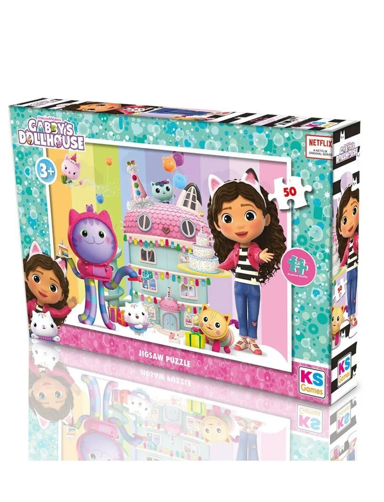 GB 709 GABBYS DOLLHOUSE PUZZLE 50 PRÇ