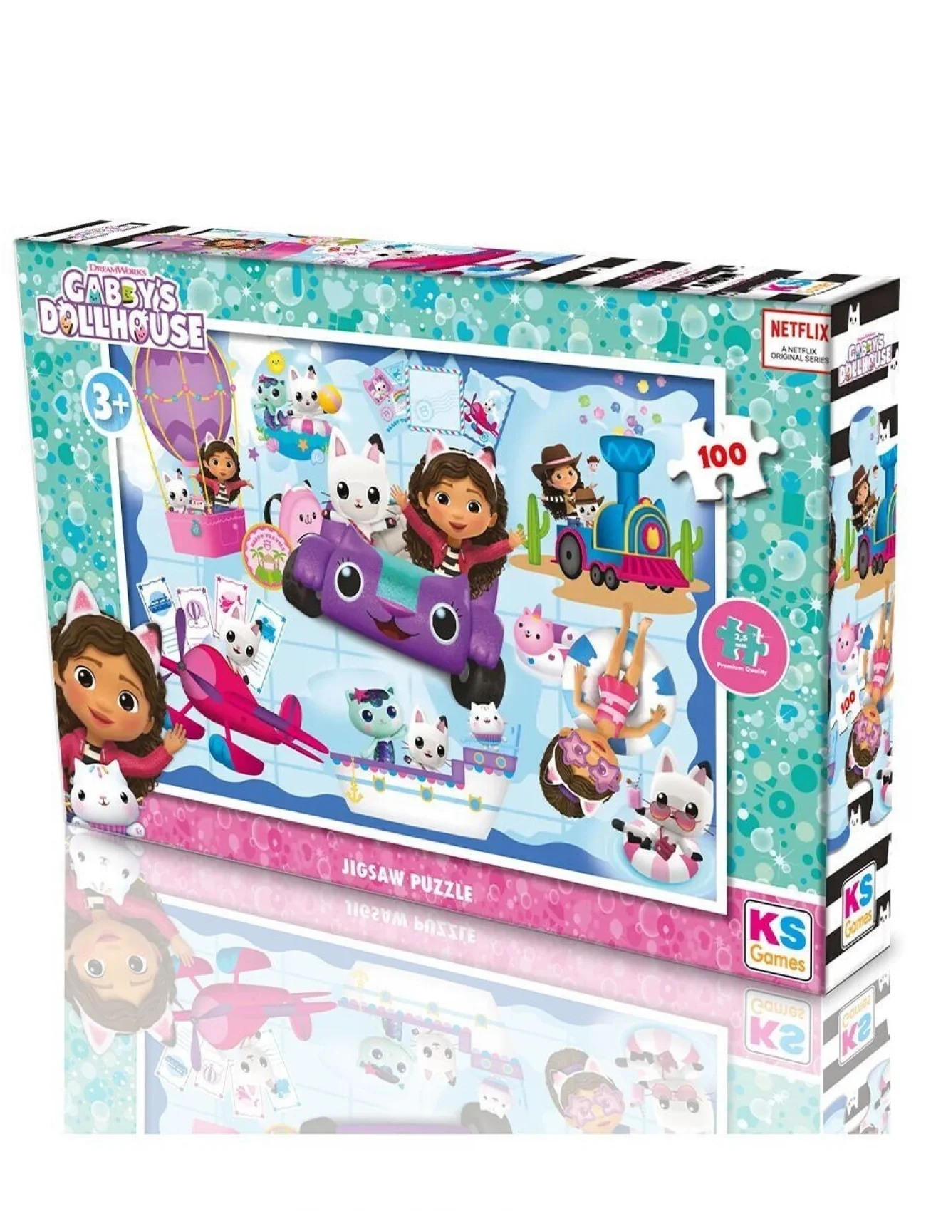 GB 714 GABBYS DOLLHOUSE PUZZLE 100 PRÇ