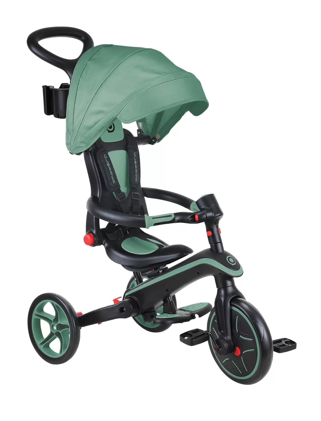 Globber Explorer 4in1 Katlanabilir Bisiklet Zeytin Yeşili