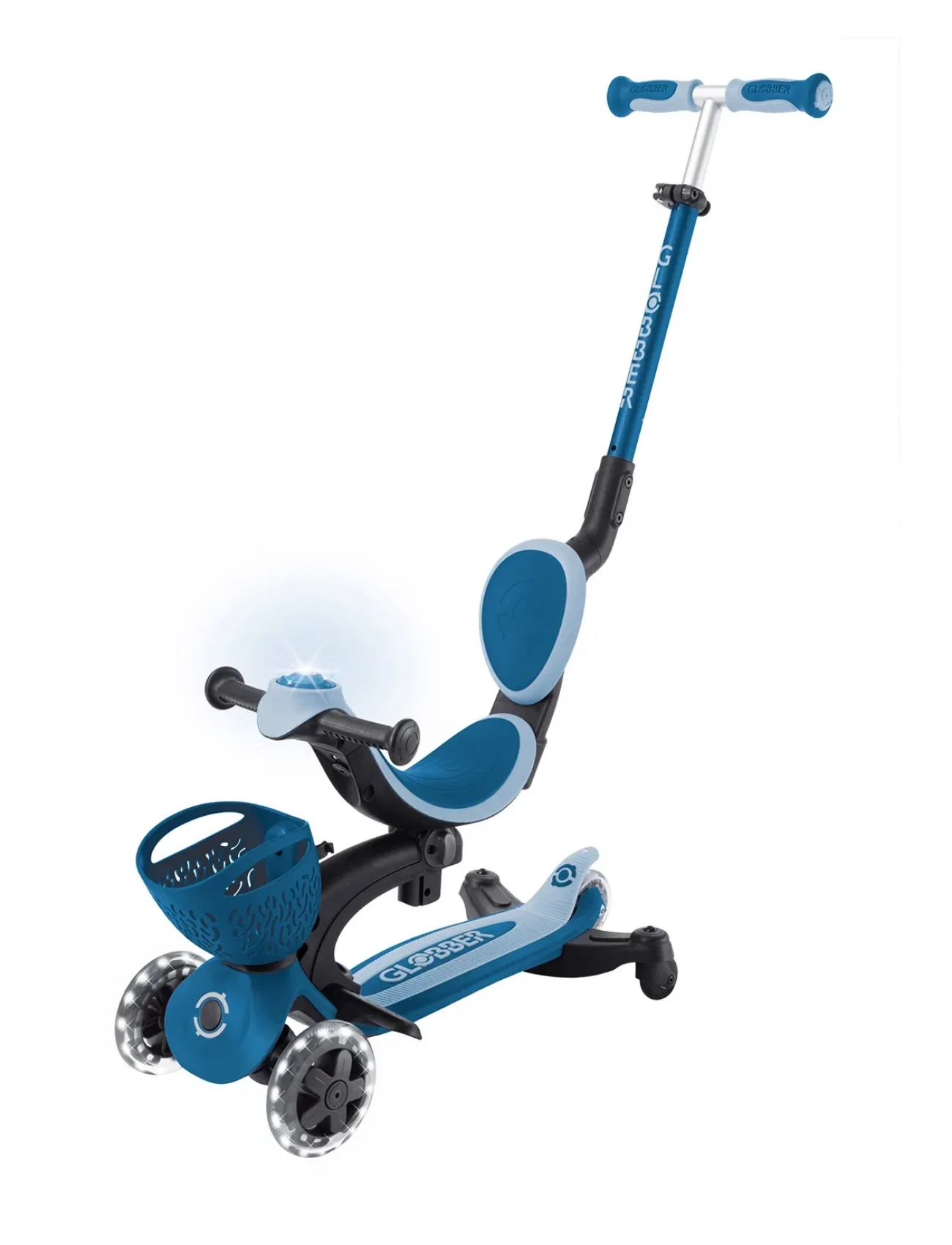 Globber Go Up Baby 360 Scooter (ışıklı) Pastel Mavi
