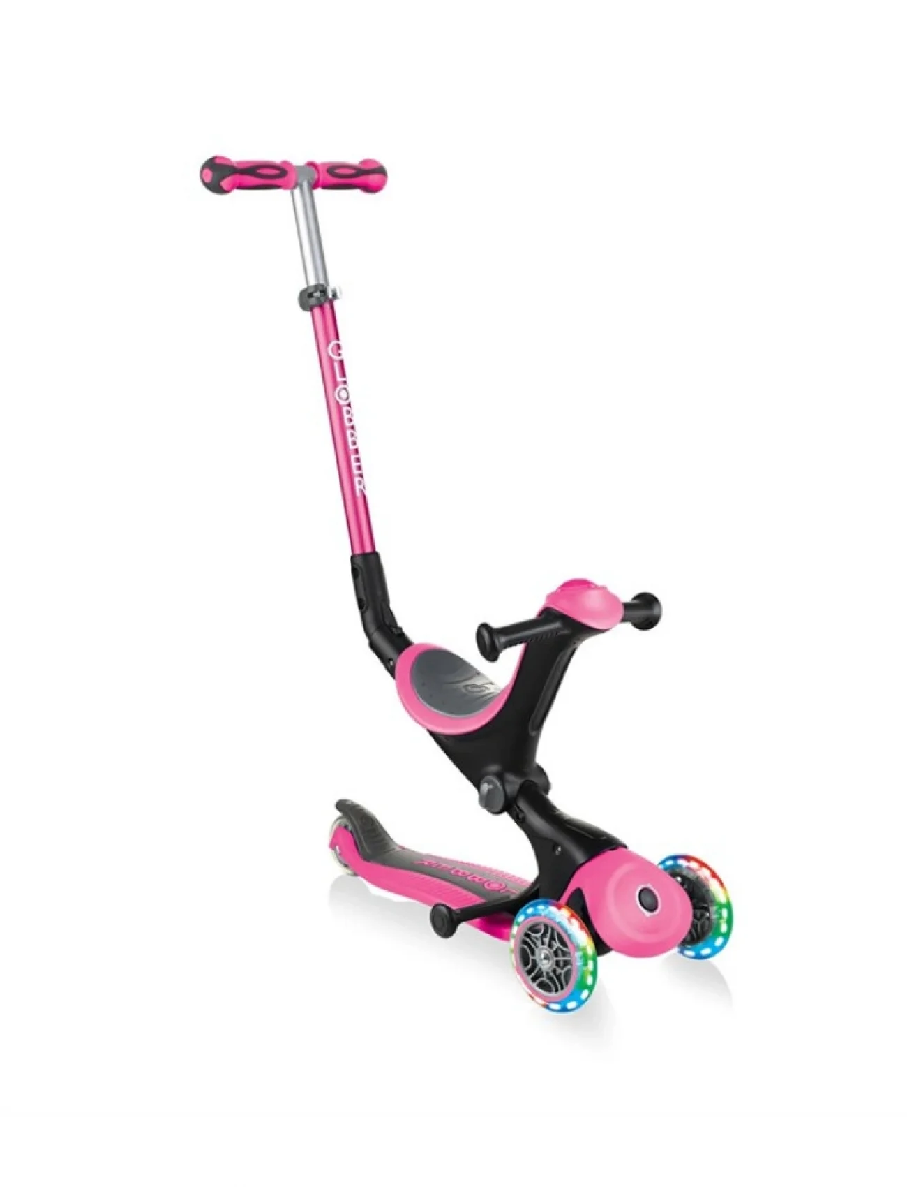 Globber Go Up Deluxe Scooter (ışıklı) Pembe
