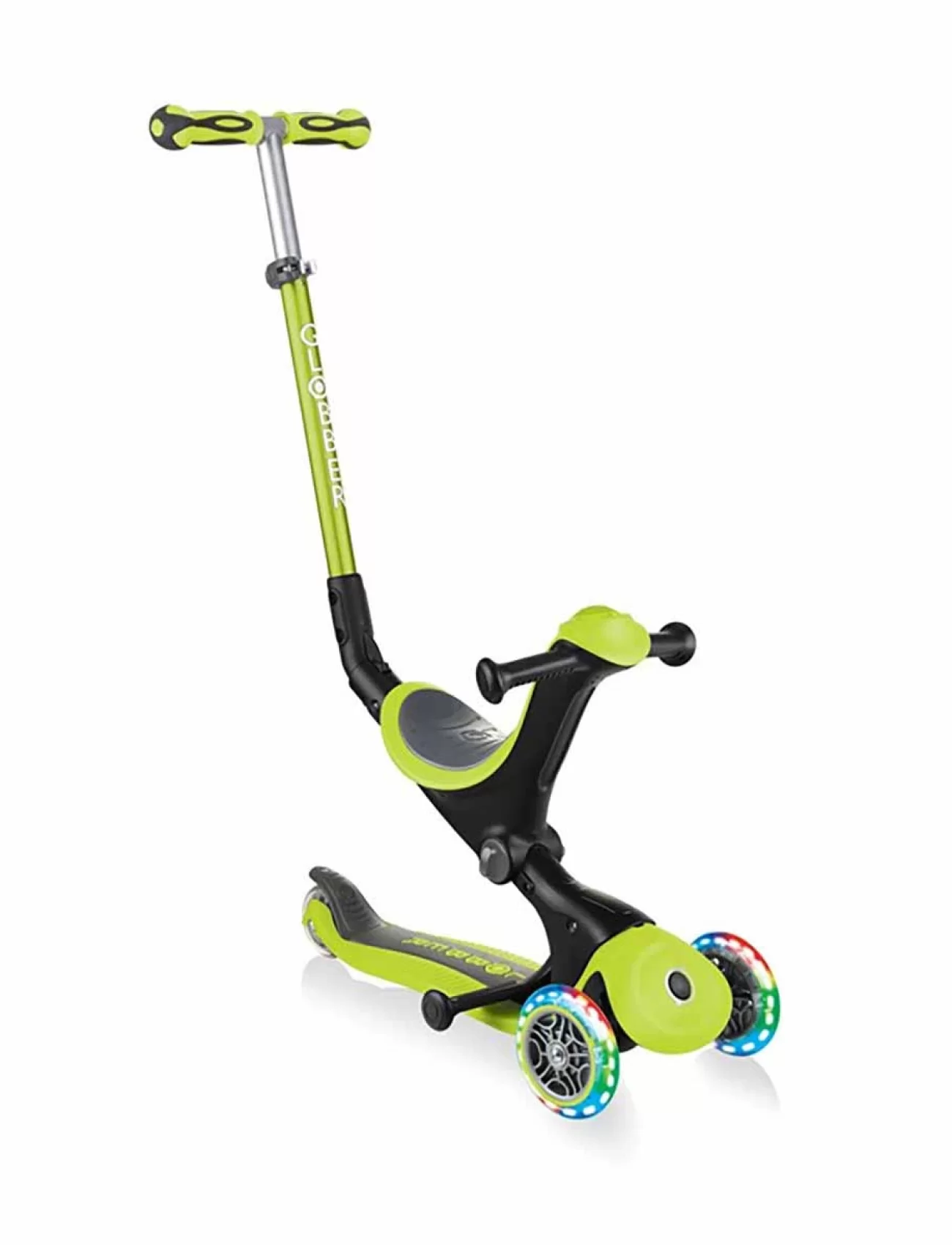 Globber Go Up Deluxe Scooter (ışıklı) Yeşil