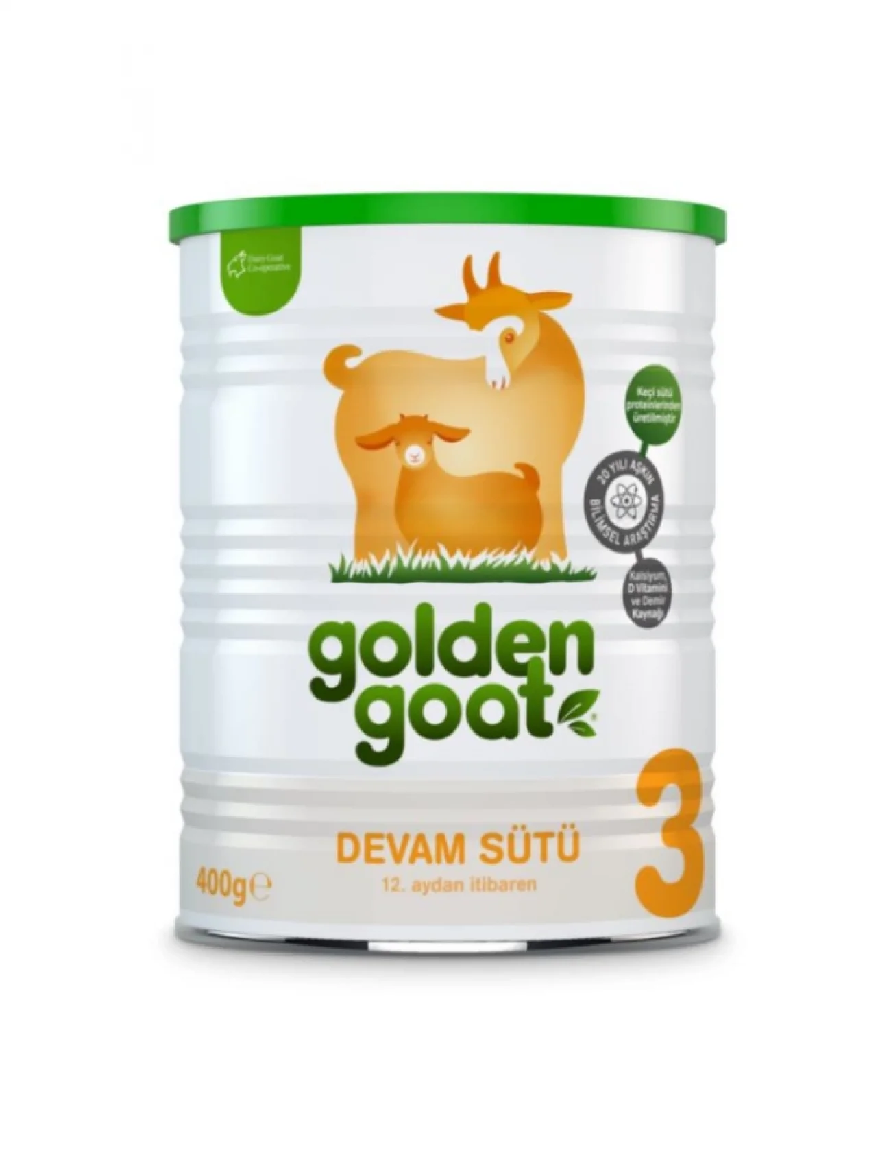 Golden Goat 3 Keçi Sütlü Devam Sütü 1+ Yaş 400 Gr