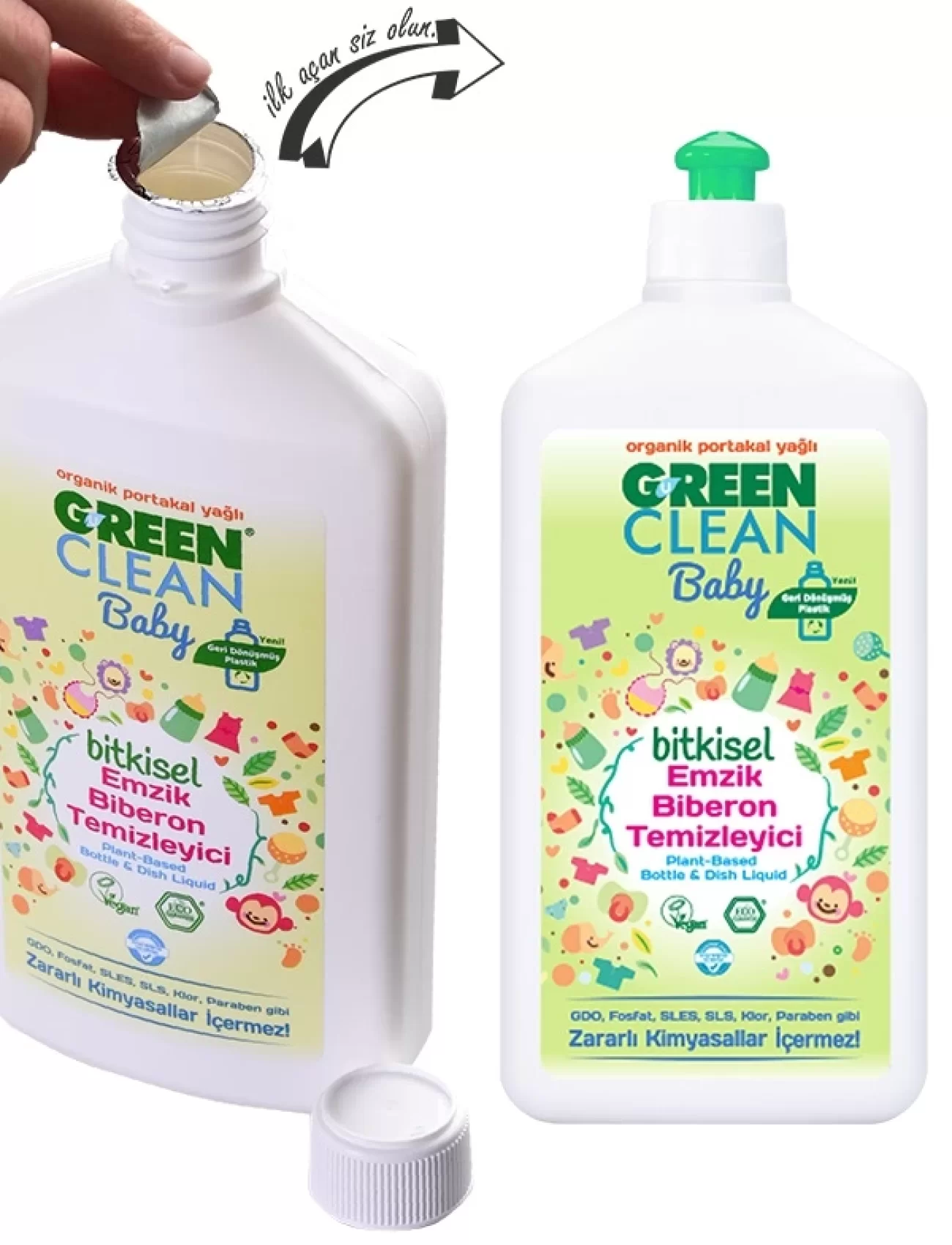 Green Clean Baby Bitkisel Emzik Biberon Temizleyici 500 ml