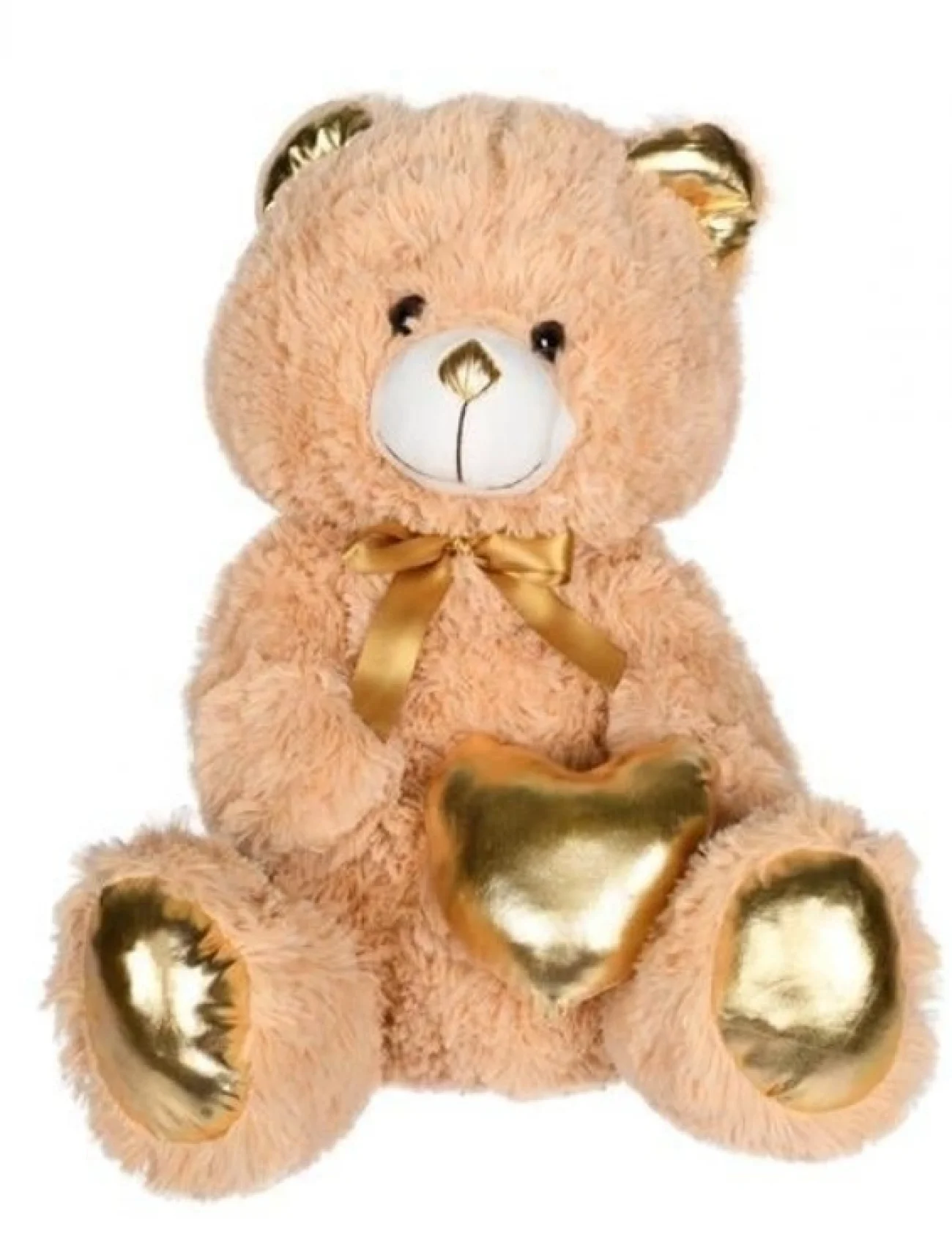 Halley Peluş Parlak Kalpli Ayı 50 Cm 62503