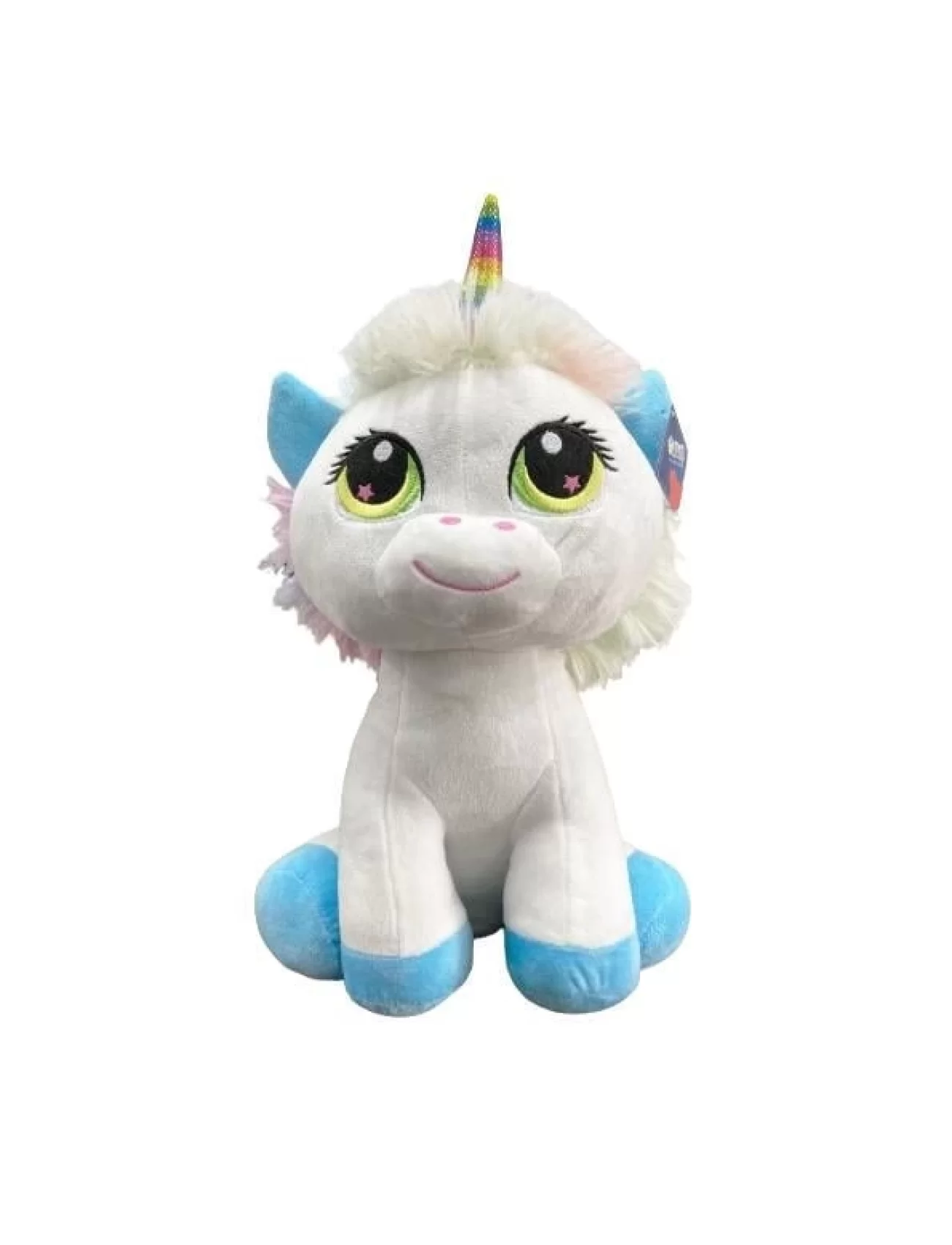 Halley Pembe Mavi Patili Unicorn 35 Cm Pl62218