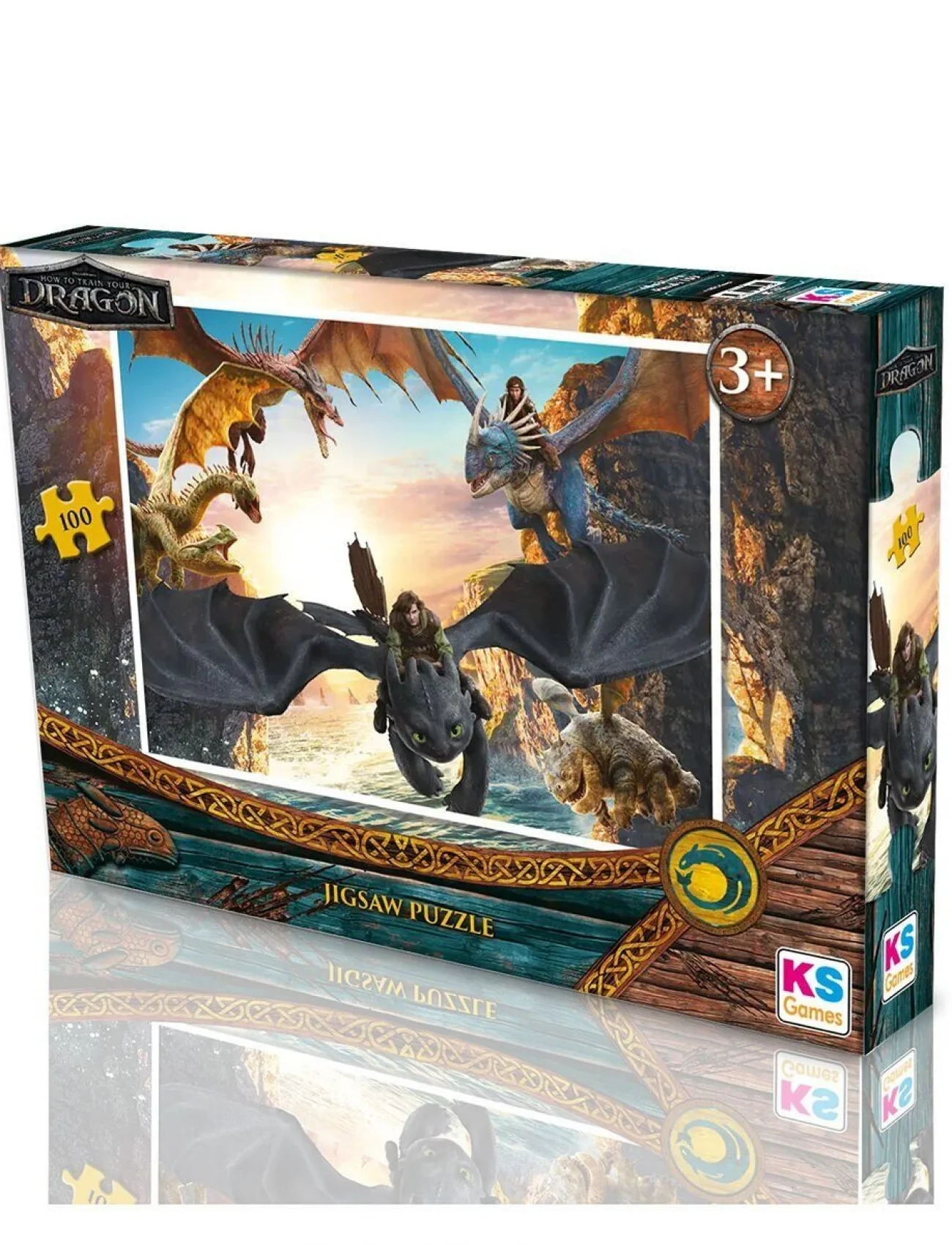 HD 714 HOW TO TRAIN YOUR DRAGON PUZZLE 100 PRÇ