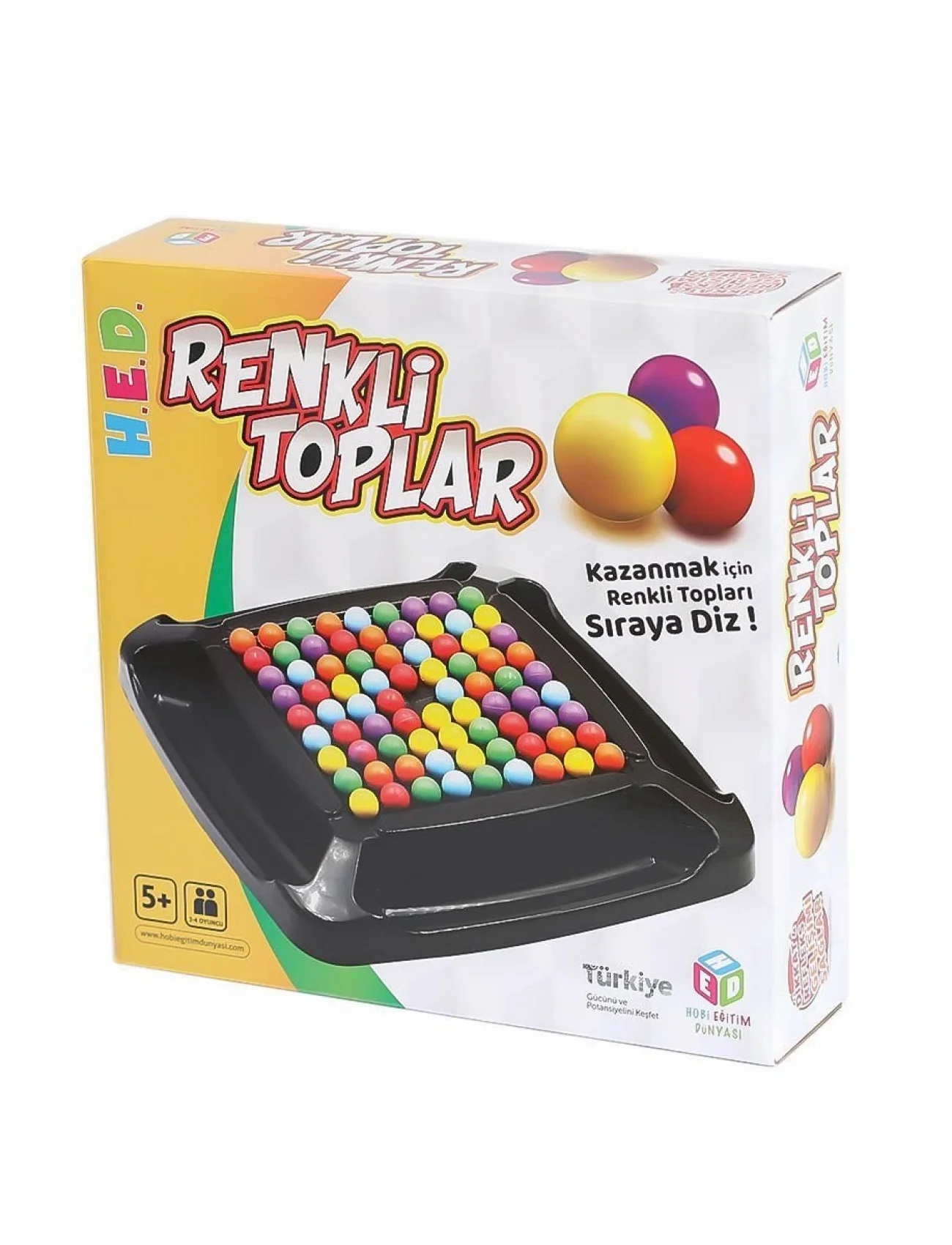HED 089 Renkli Toplar Kutu Oyunu -Hobi