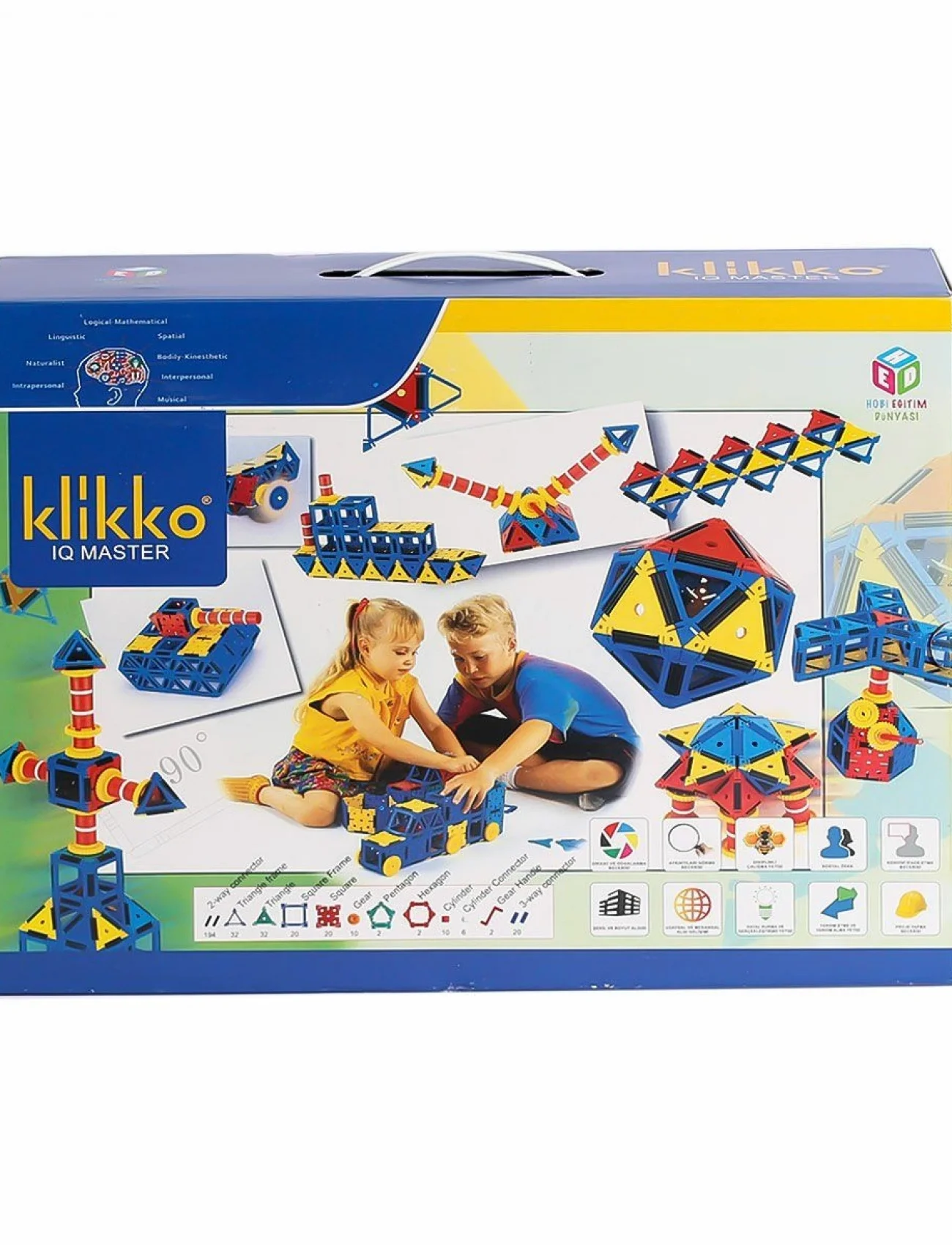 HED 350 Klikko Yapı Seti 350 Parça -Hobi