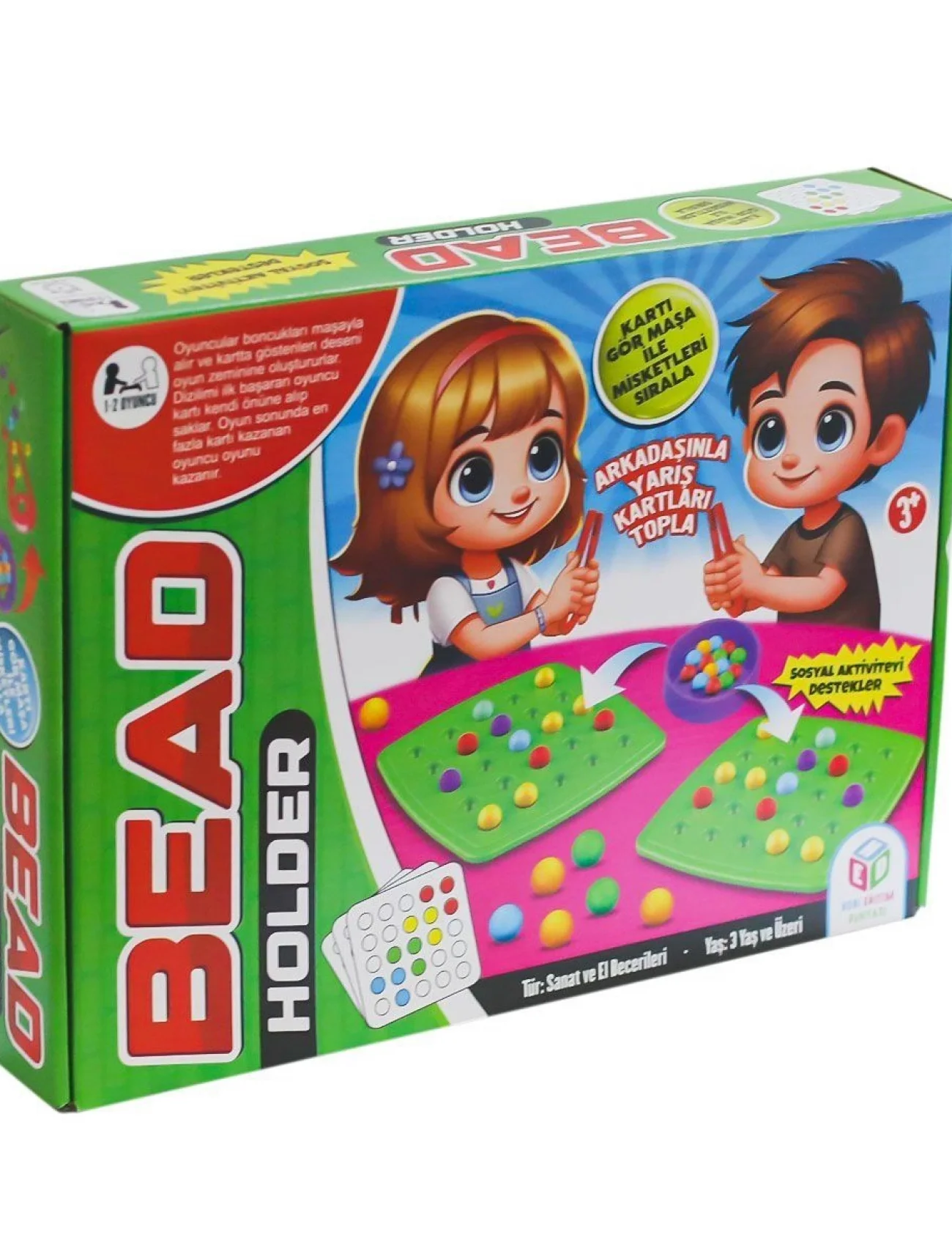 HED 704 Bead Holder Boncuk Tutucu Oyunu -Hobi Oyuncak