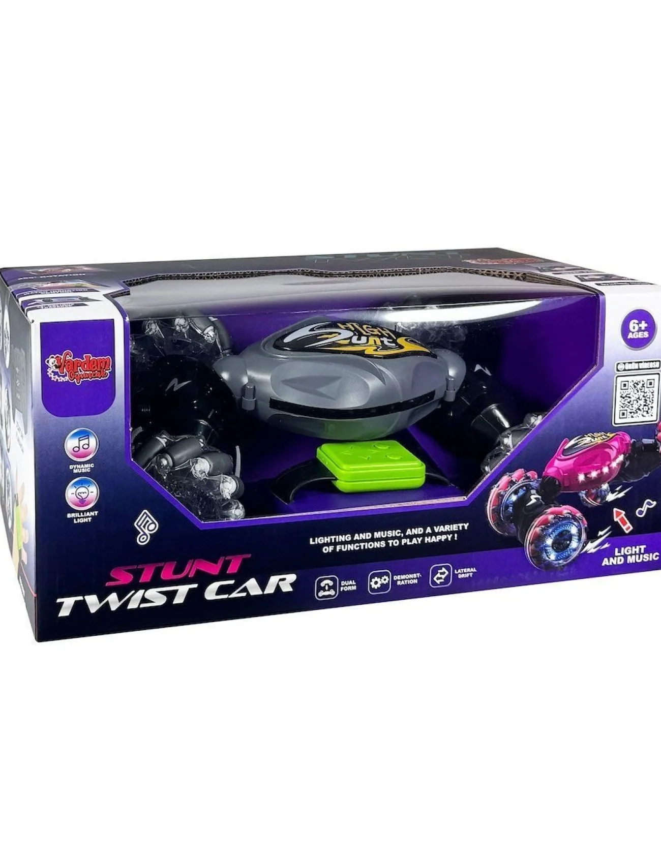 HG4-28 Uzaktan Kumandalı Bilekten Kontrol Şarjlı 2.4G Stunt Araba