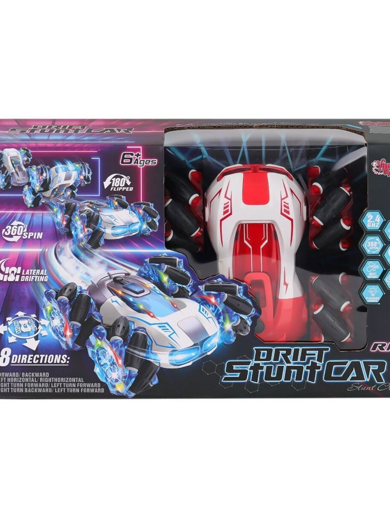 HG4-33 Kumandalı Müzikli Işıklı Drift Stuntu Akrobat Araba -Vardem