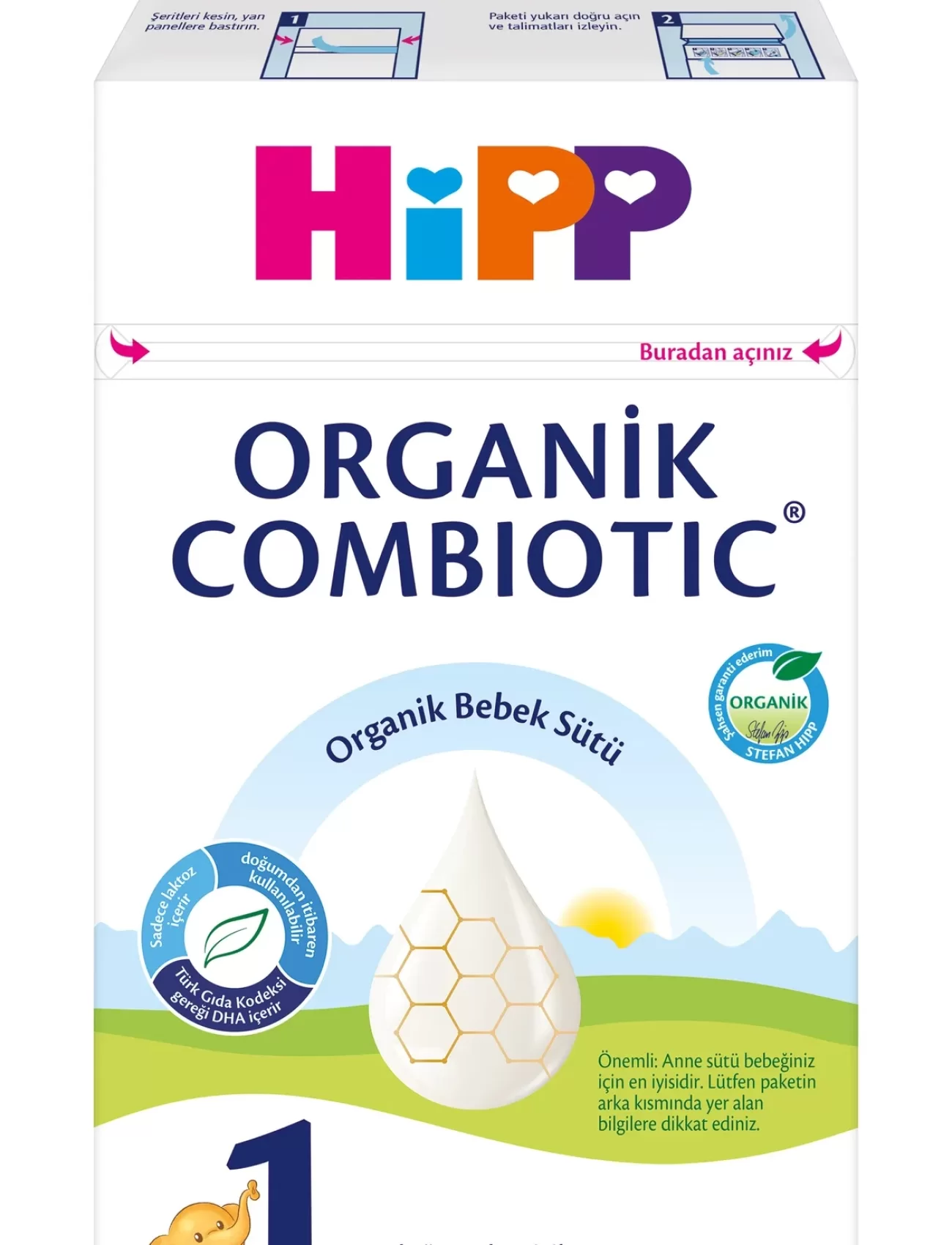 Hipp 1 Organik Combiotic Bebek Sütü 600 Gr