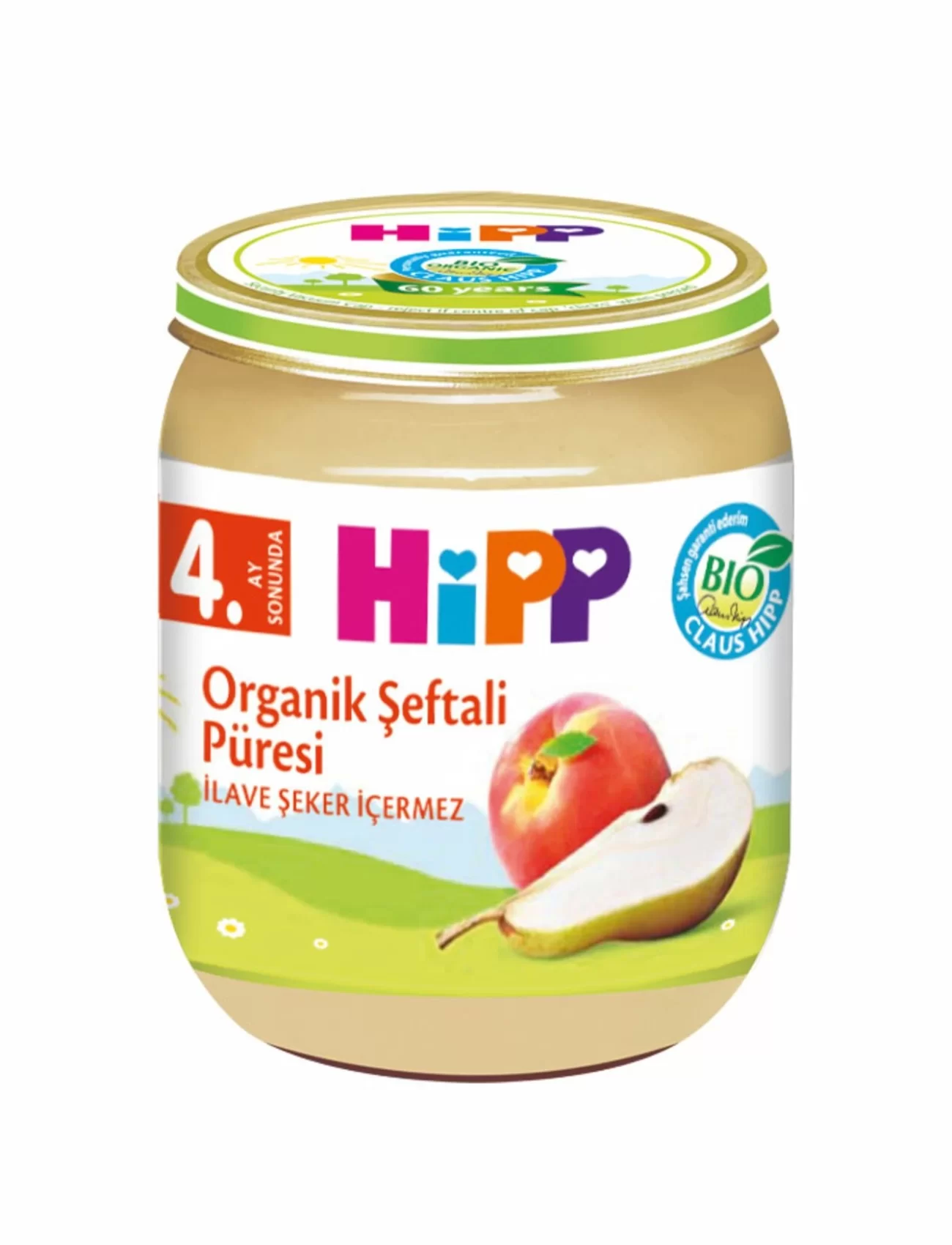 Hipp Organik Armut Şeftali Püresi 125 Gr