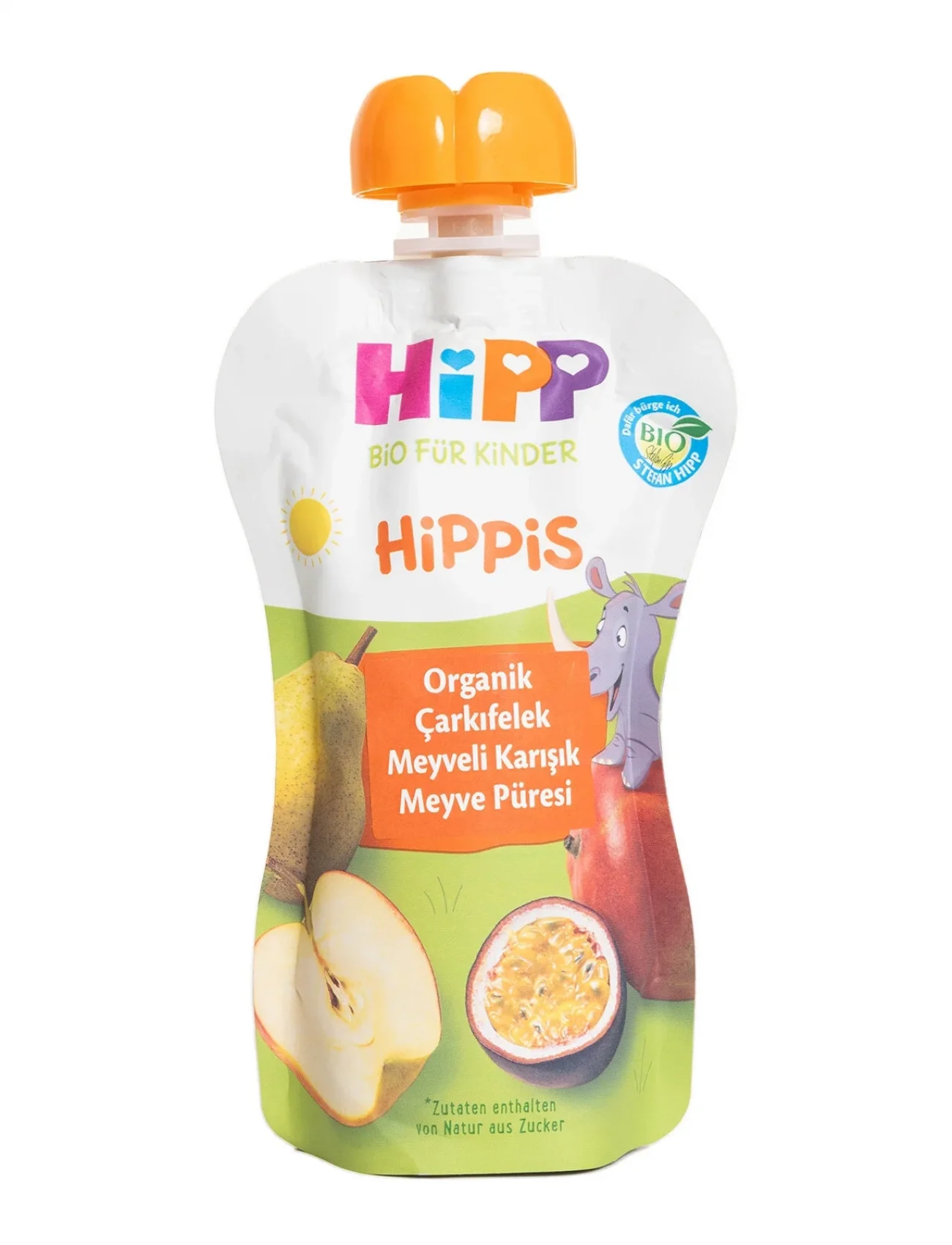 Hipp Organik Çarkıfelek Meyveli Karışık Meyve Püresi 100 Gr