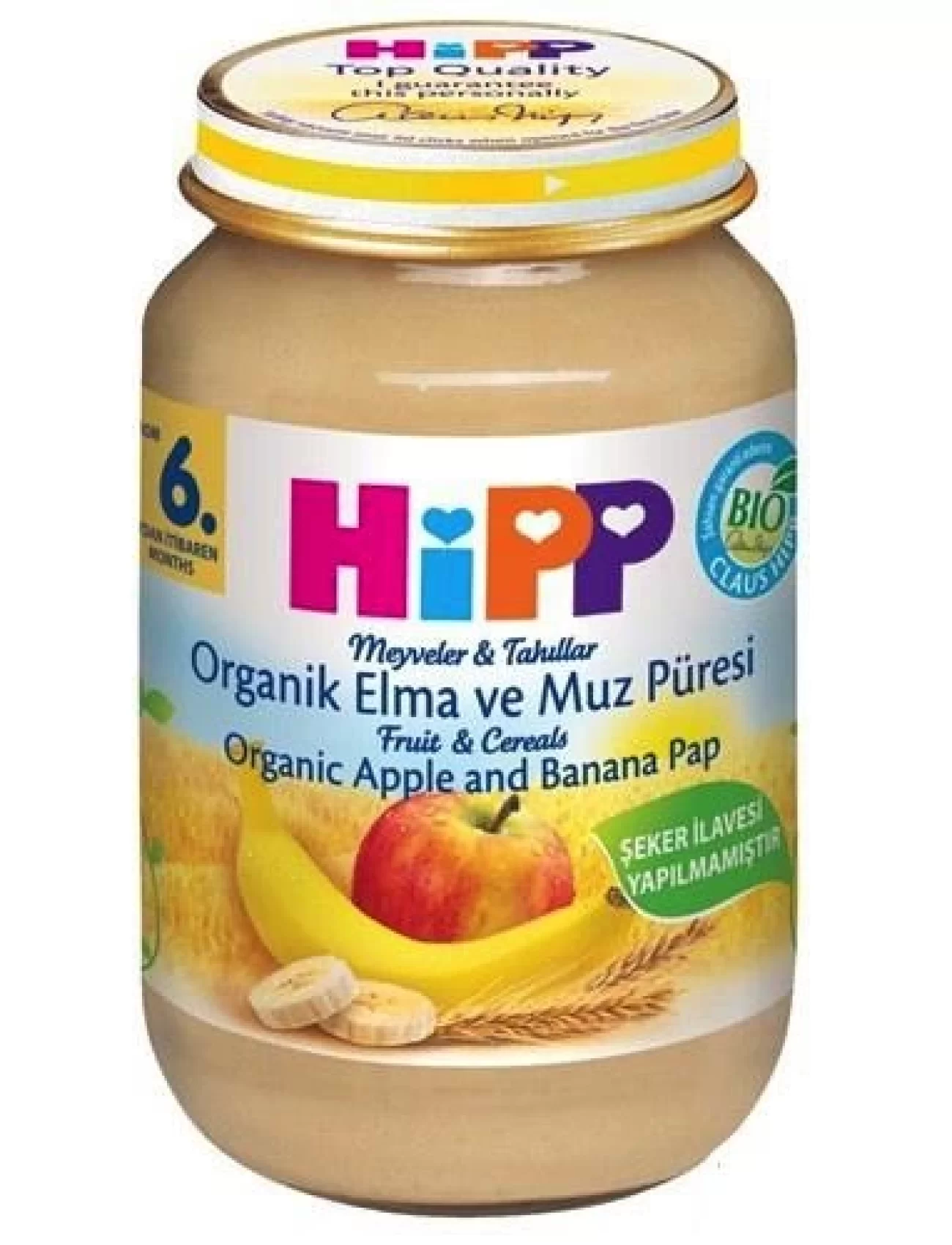 Hipp Organik Elma ve Muz Püresi 190 Gr