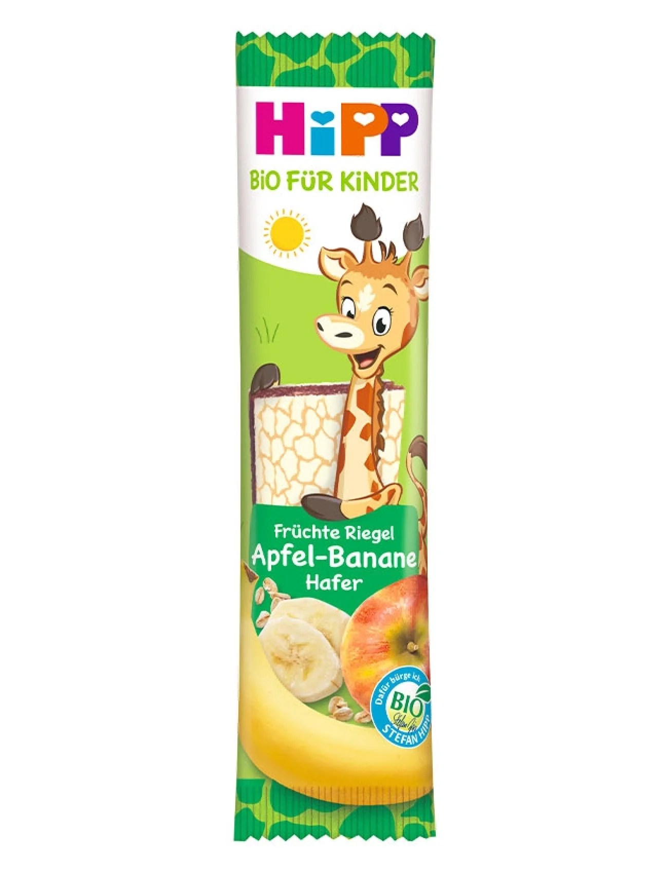 Hipp Organik Yulaﬂı Elmalı Muzlu Meyve Barı 20 Gr