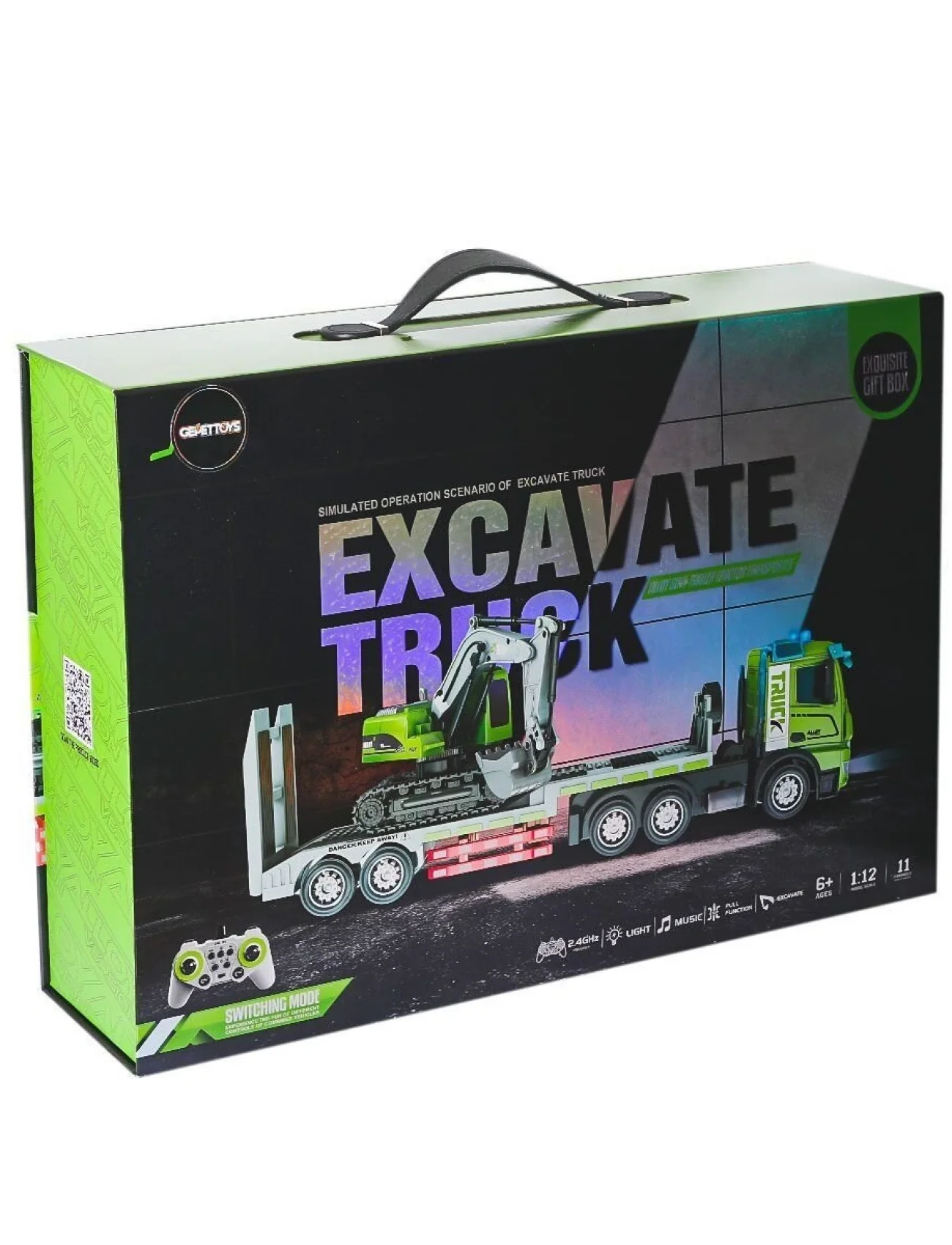 HJ8010 Kumandalı Tır Excavatör  -Gepettoys
