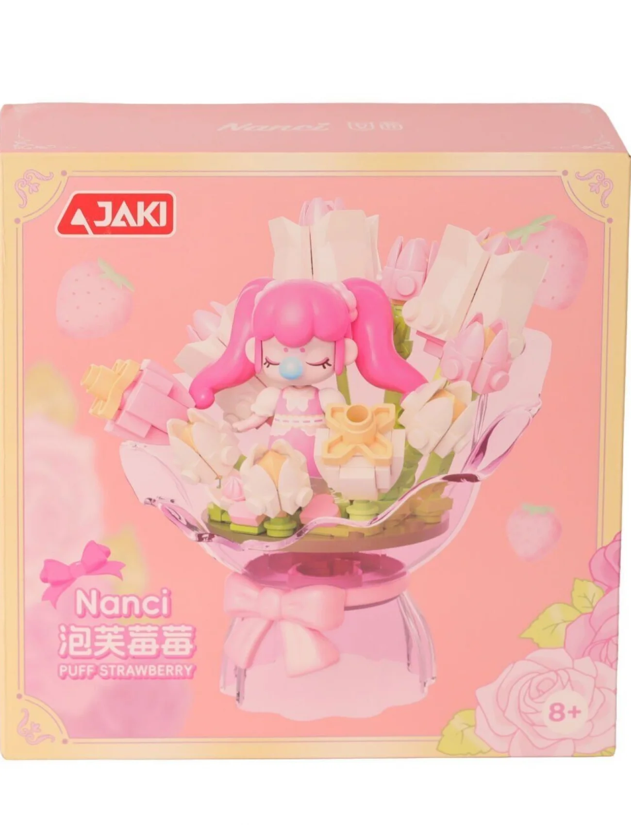 HK121 JAKİ ÇİÇEK BUKETİ 187 PARÇA BLOCK OYUNCAK