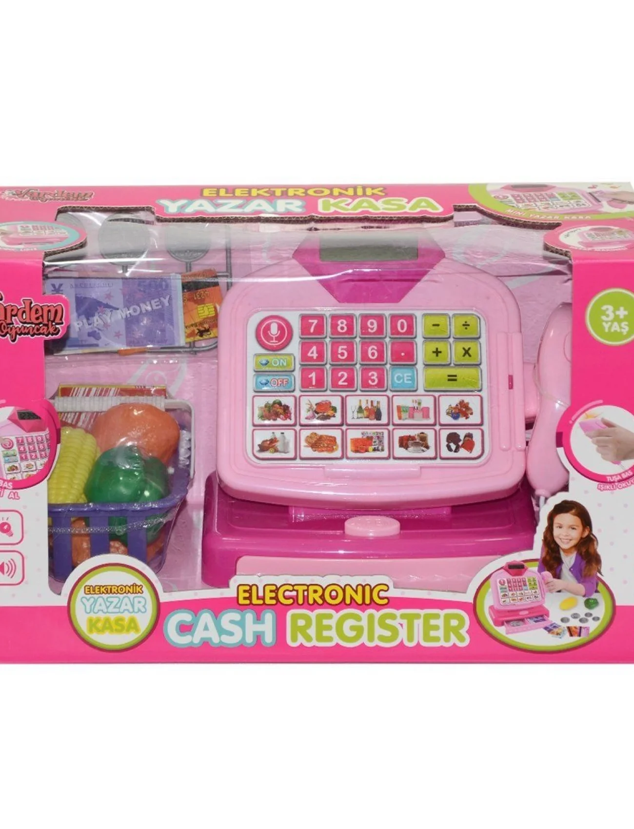 HUA-66075-66077 Işıklı ve Sesli Elektronik Yazarkasa -Vardem