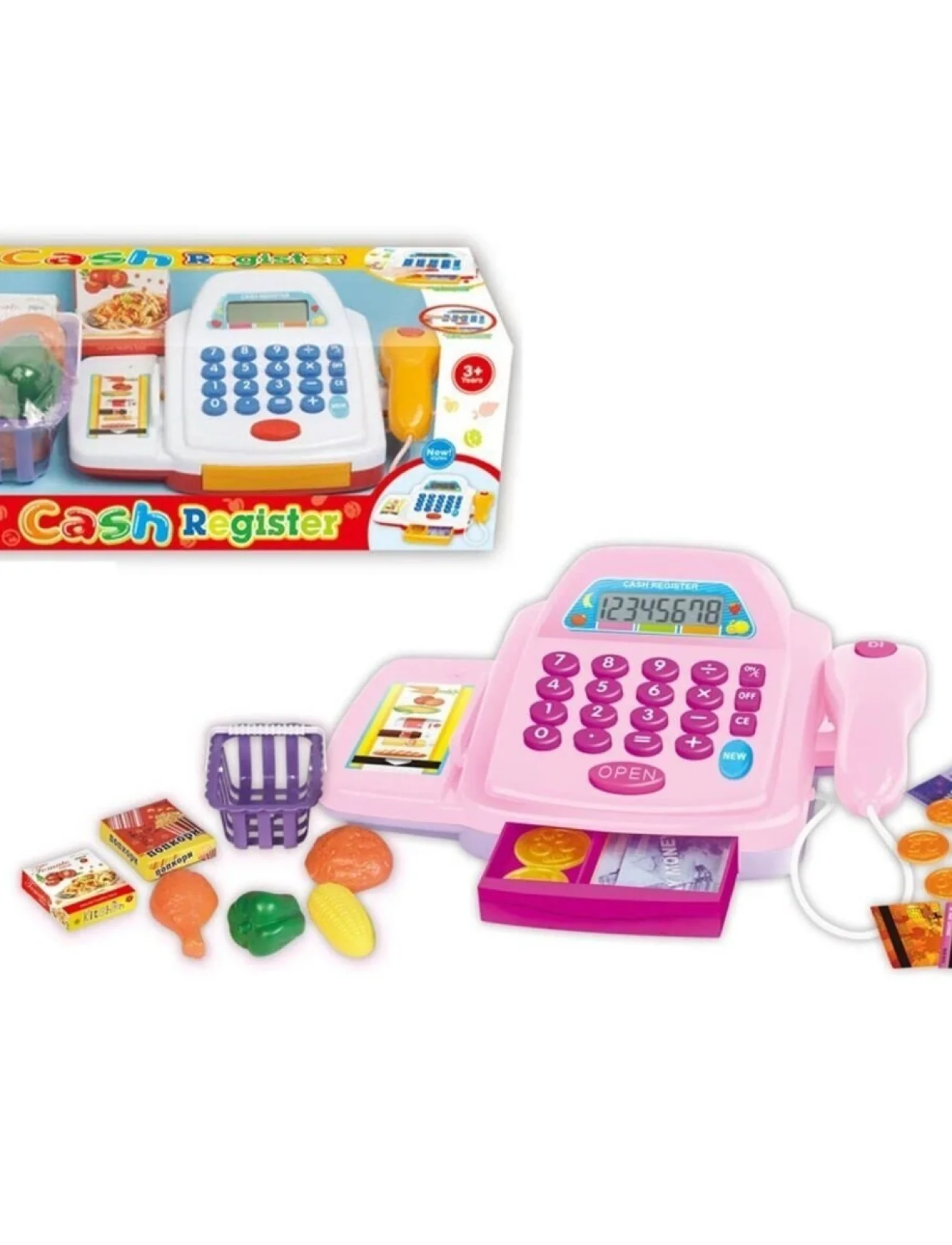 HUA66049-66056 IŞIKLI VE SESLİ AKSESUARLI YAZAR KASA