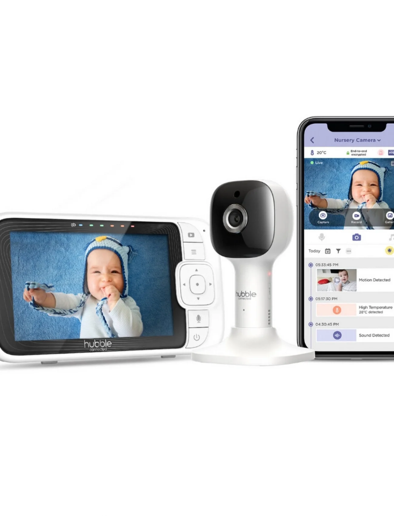 Hubble Nursery Pal Cloud Wifi 5 Dijital Bebek Kamerası Hbl12