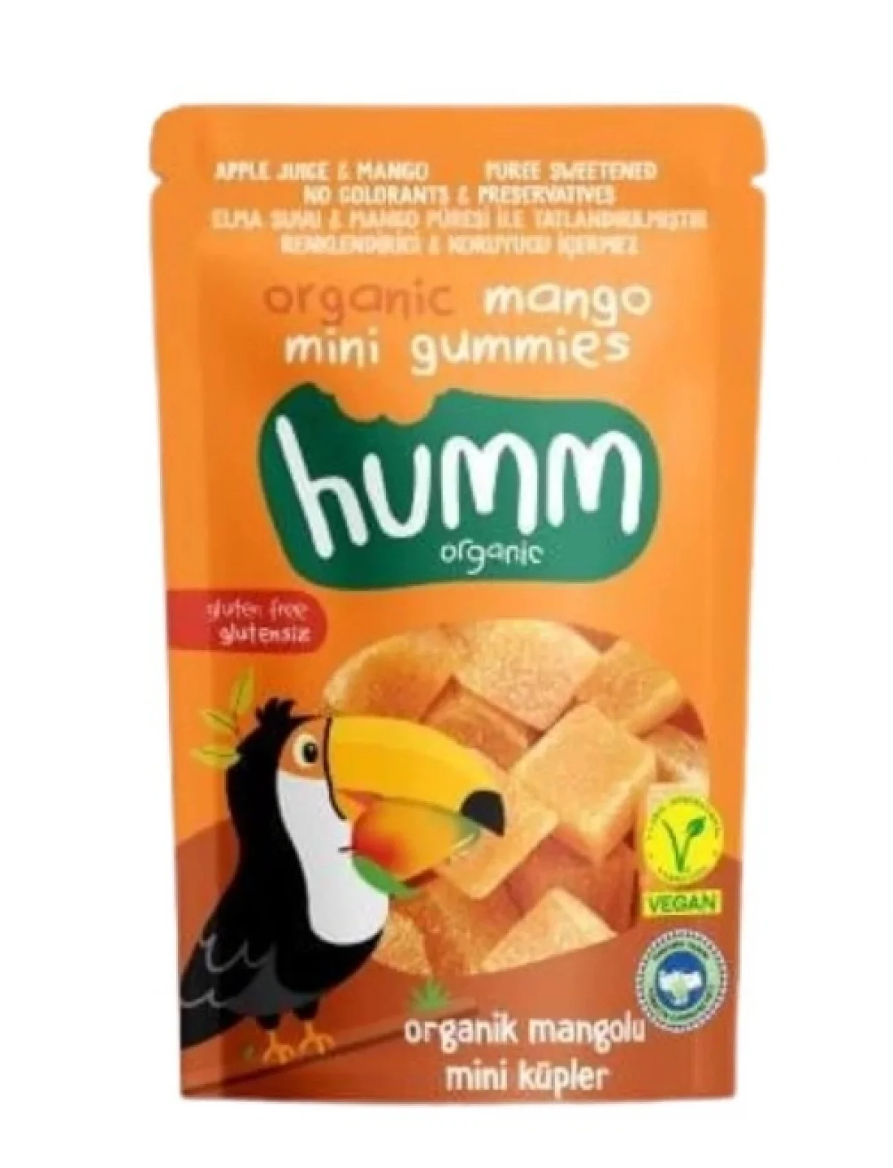 Humm Organik Glutensiz Vegan Mangolu Mini Küpler 30 Gr